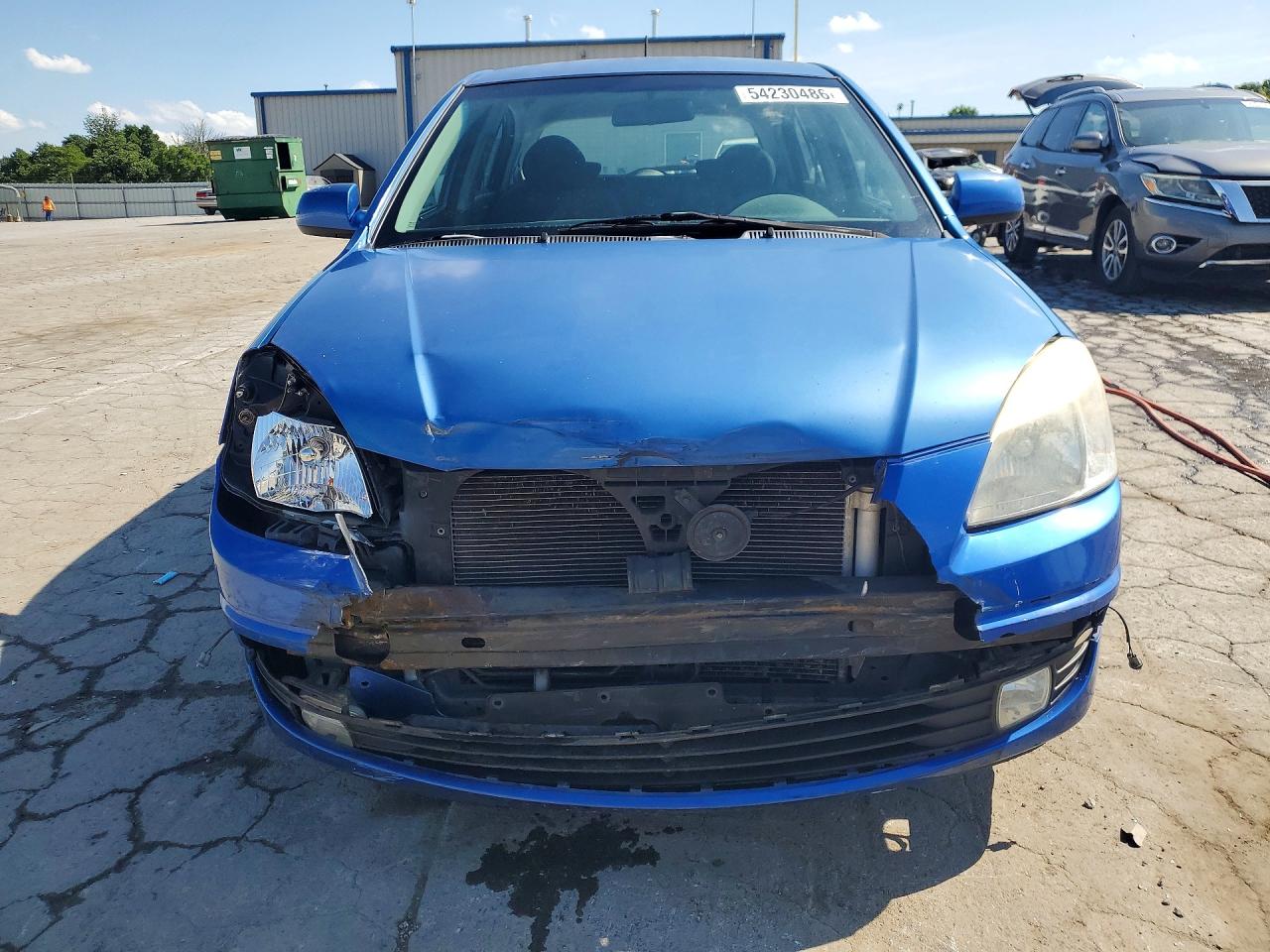2009 Kia Rio 5 Sx Blue vin: KNADE243X96567200