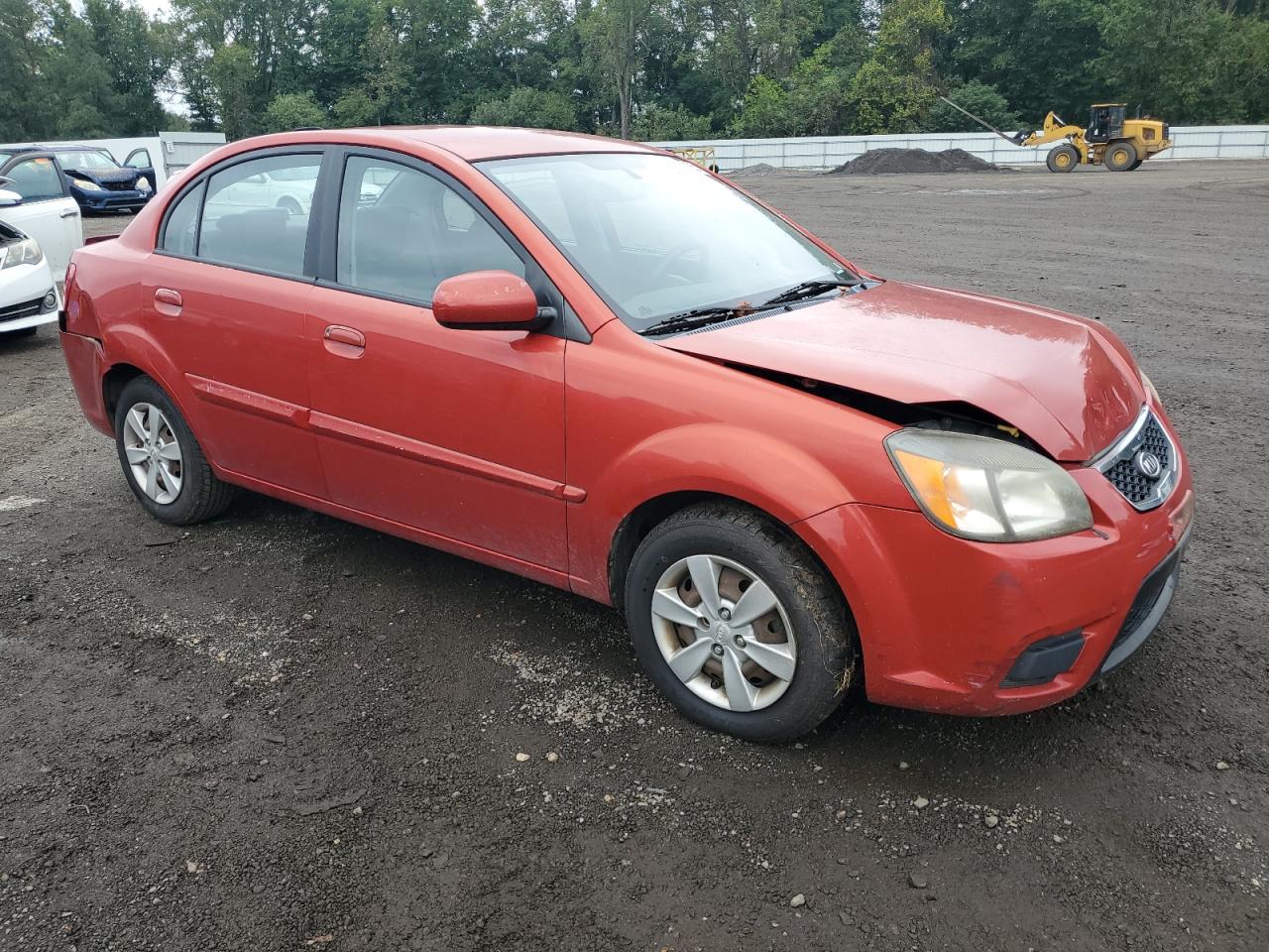 2011 Kia Rio Base Red vin: KNADH4A30B6730269