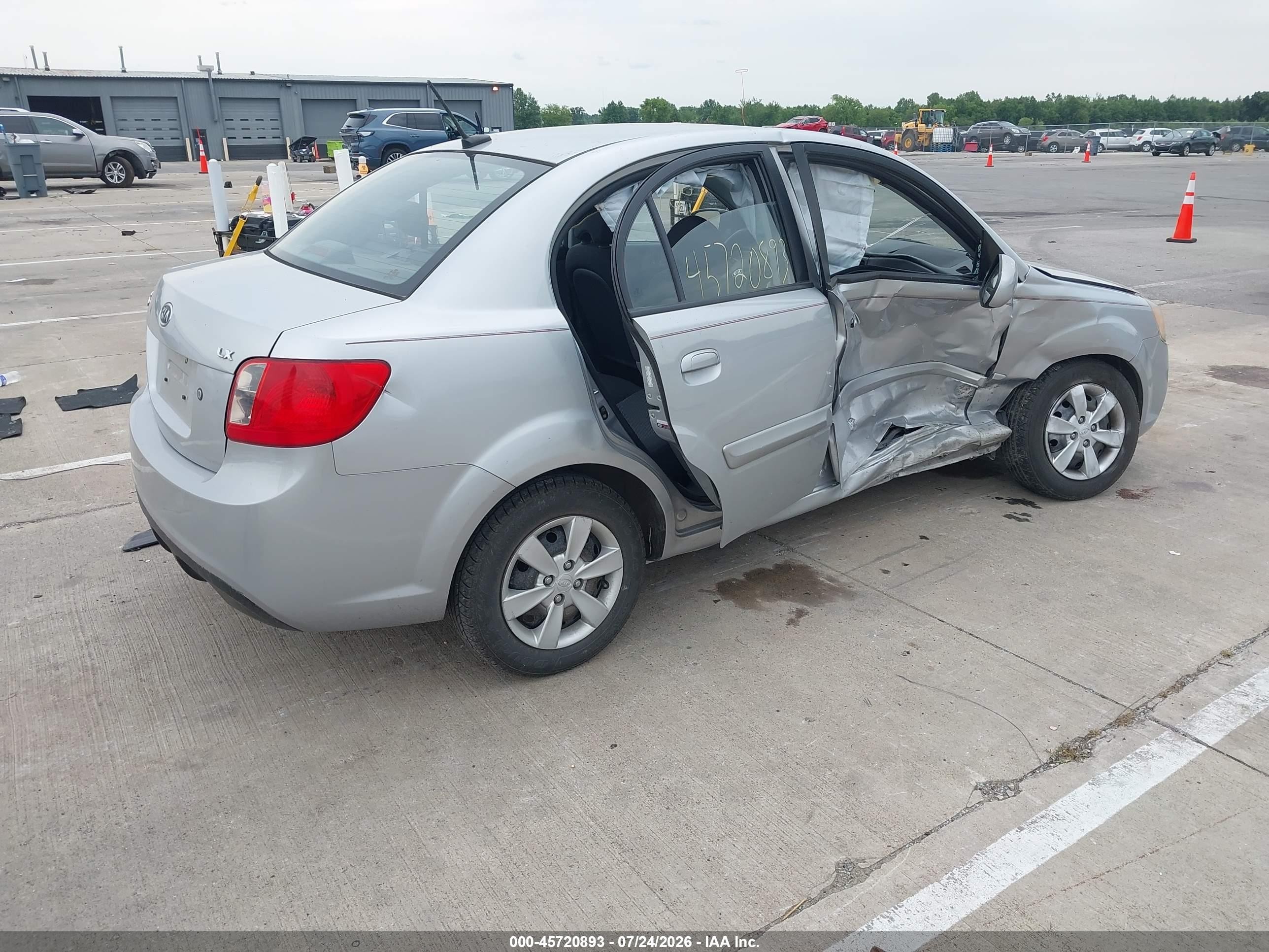 2011 Kia Rio Lx Серый vin: KNADH4A30B6748402