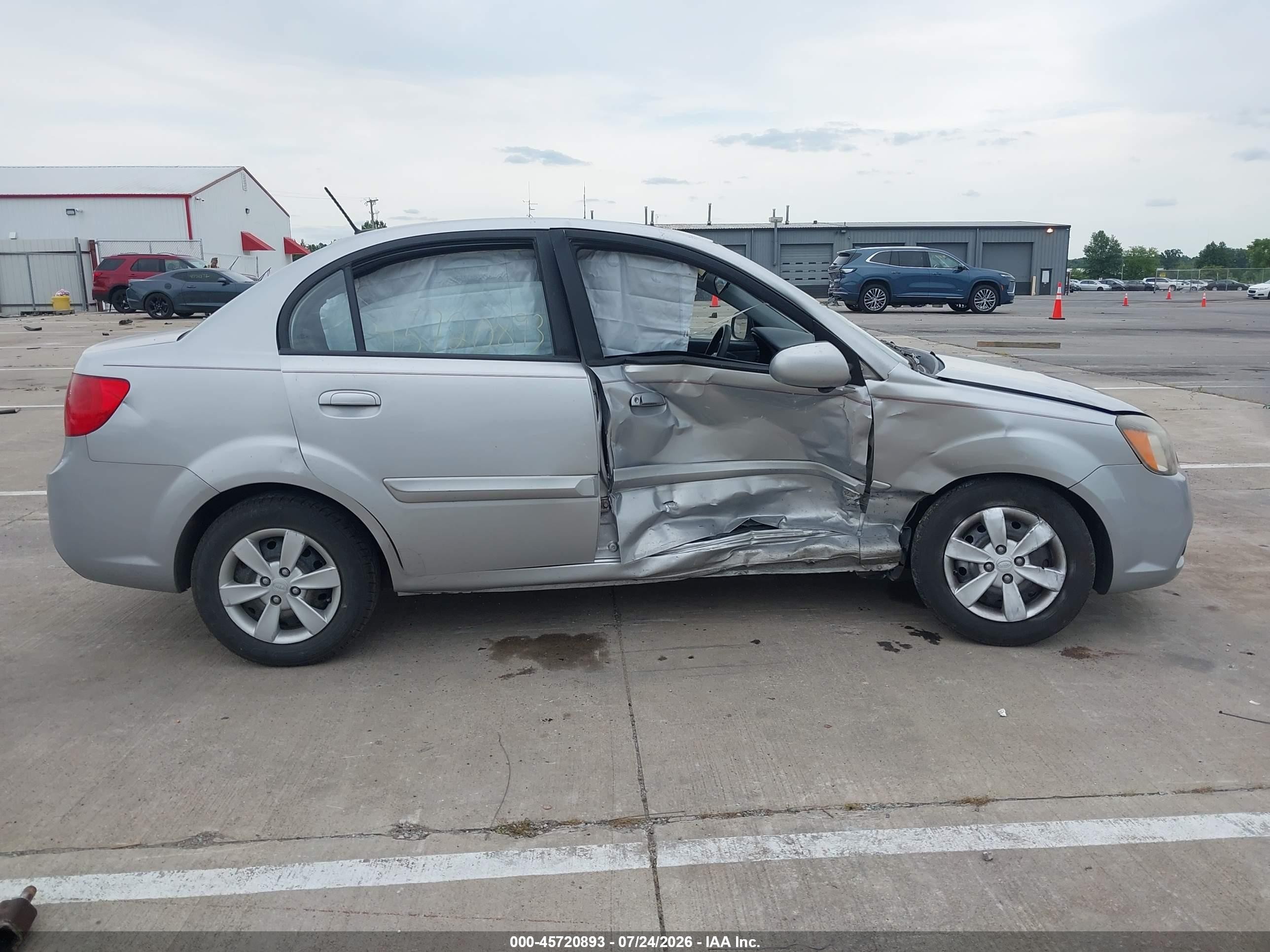 2011 Kia Rio Lx Серый vin: KNADH4A30B6748402