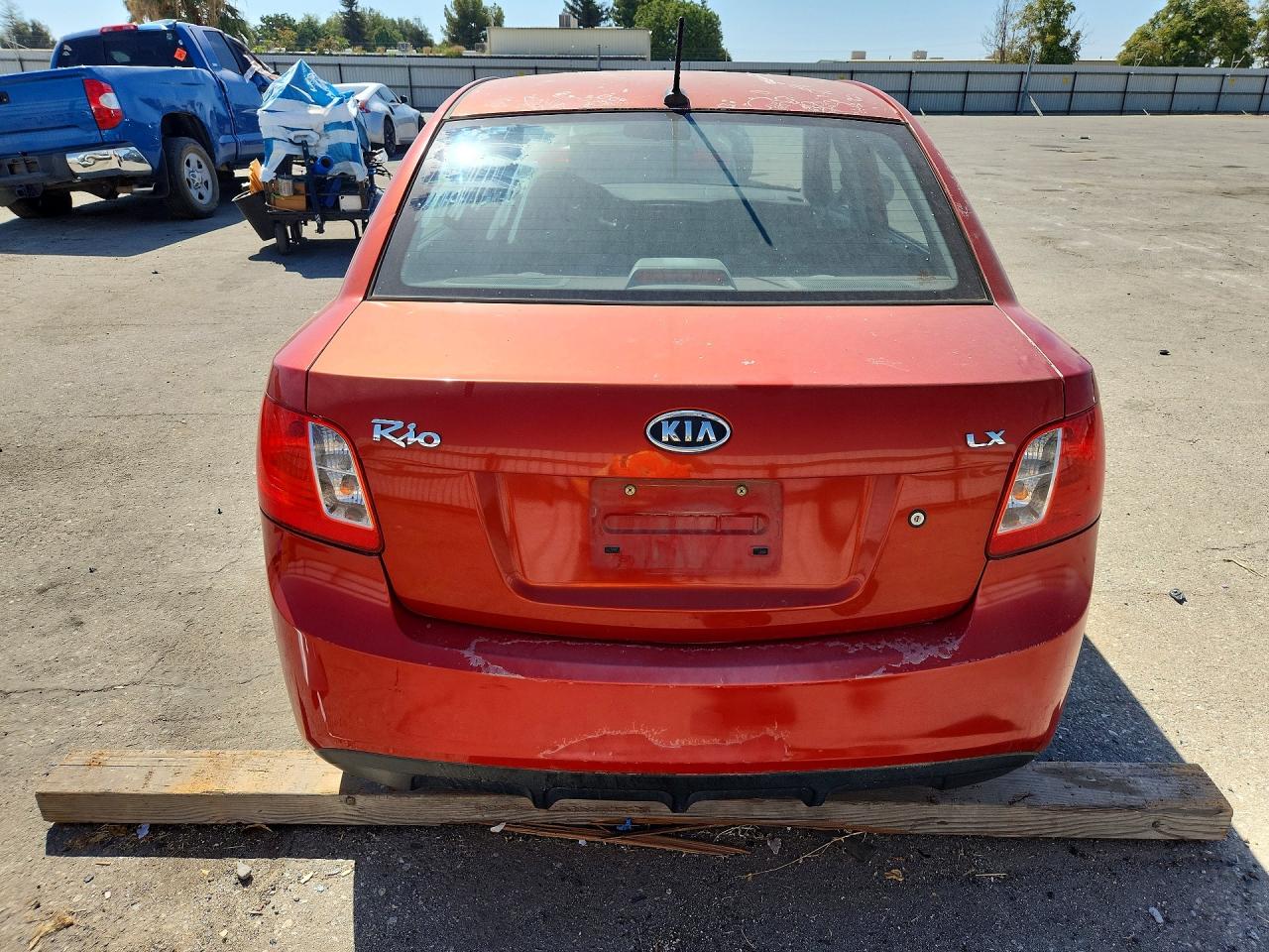 2011 Kia Rio Lx Maroon vin: KNADH4A31B6736906