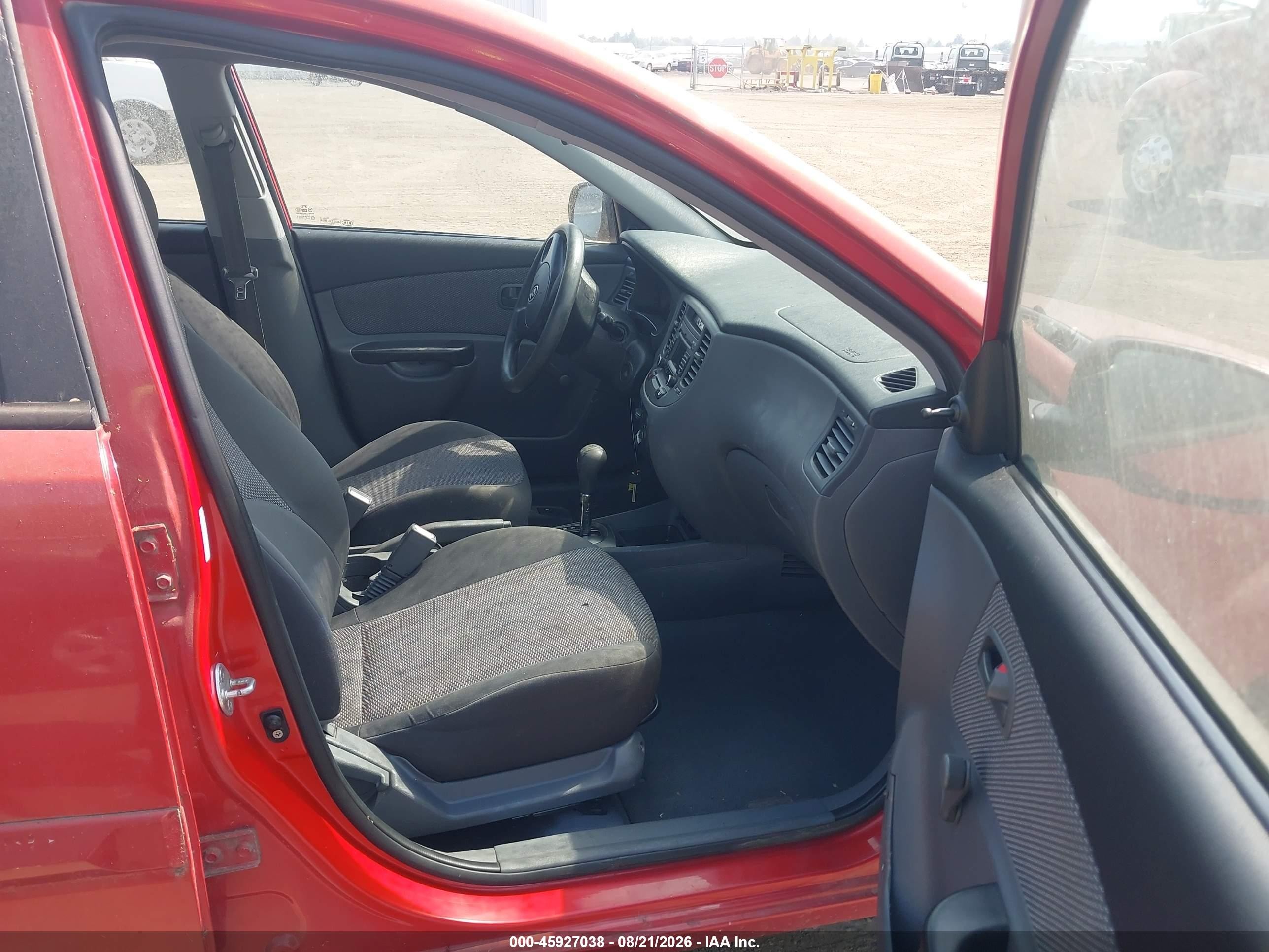 2011 Kia Rio Lx Orange vin: KNADH4A31B6954781