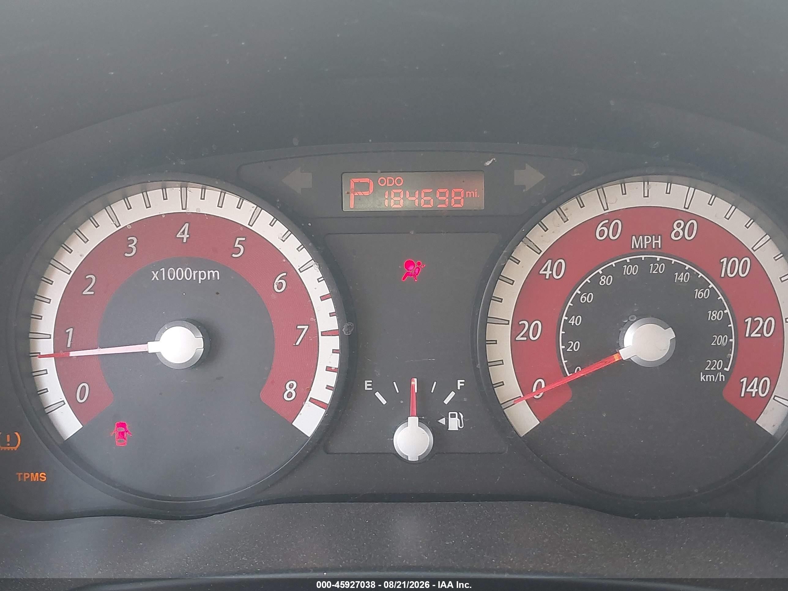 2011 Kia Rio Lx Orange vin: KNADH4A31B6954781