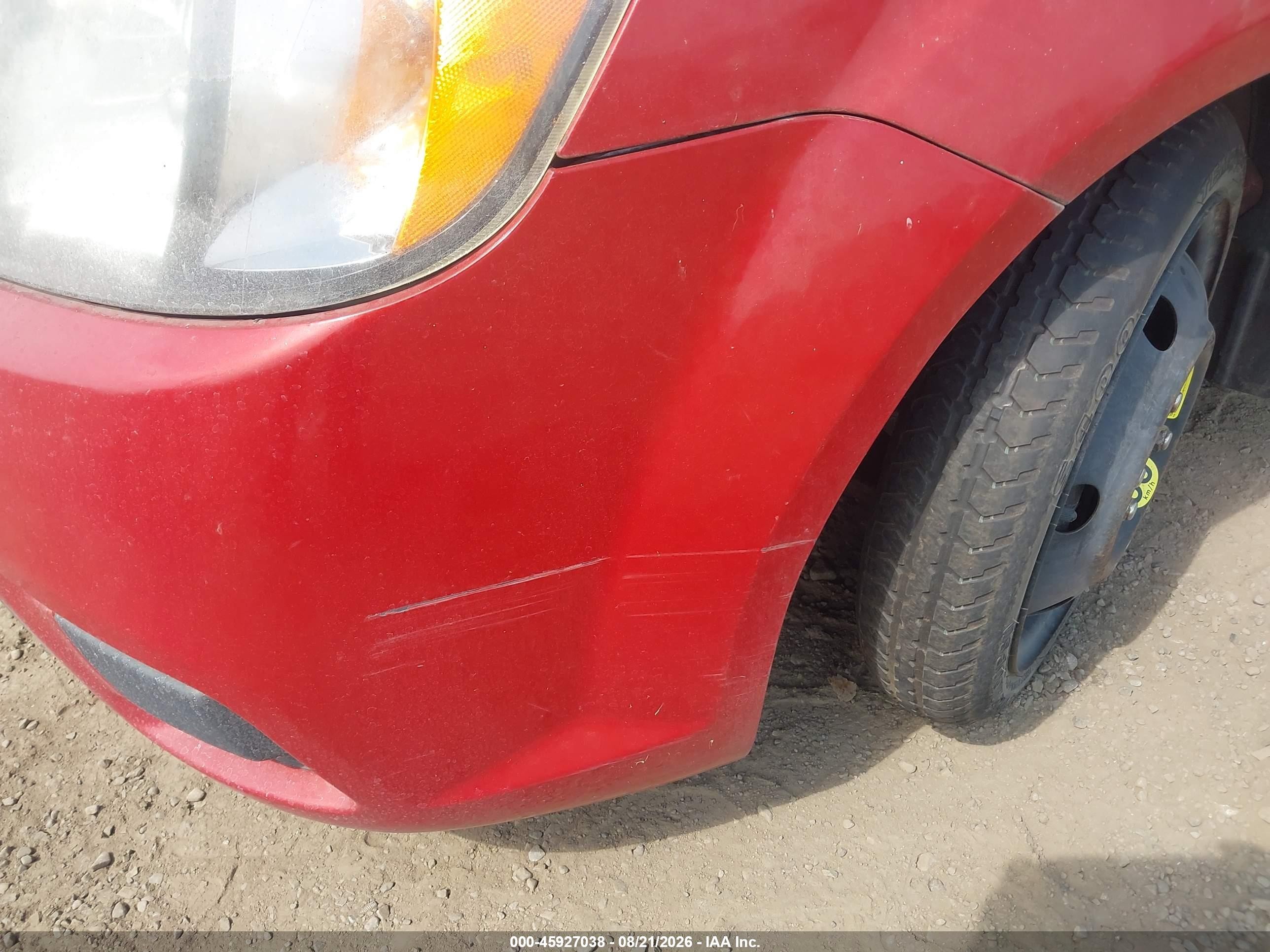 2011 Kia Rio Lx Orange vin: KNADH4A31B6954781