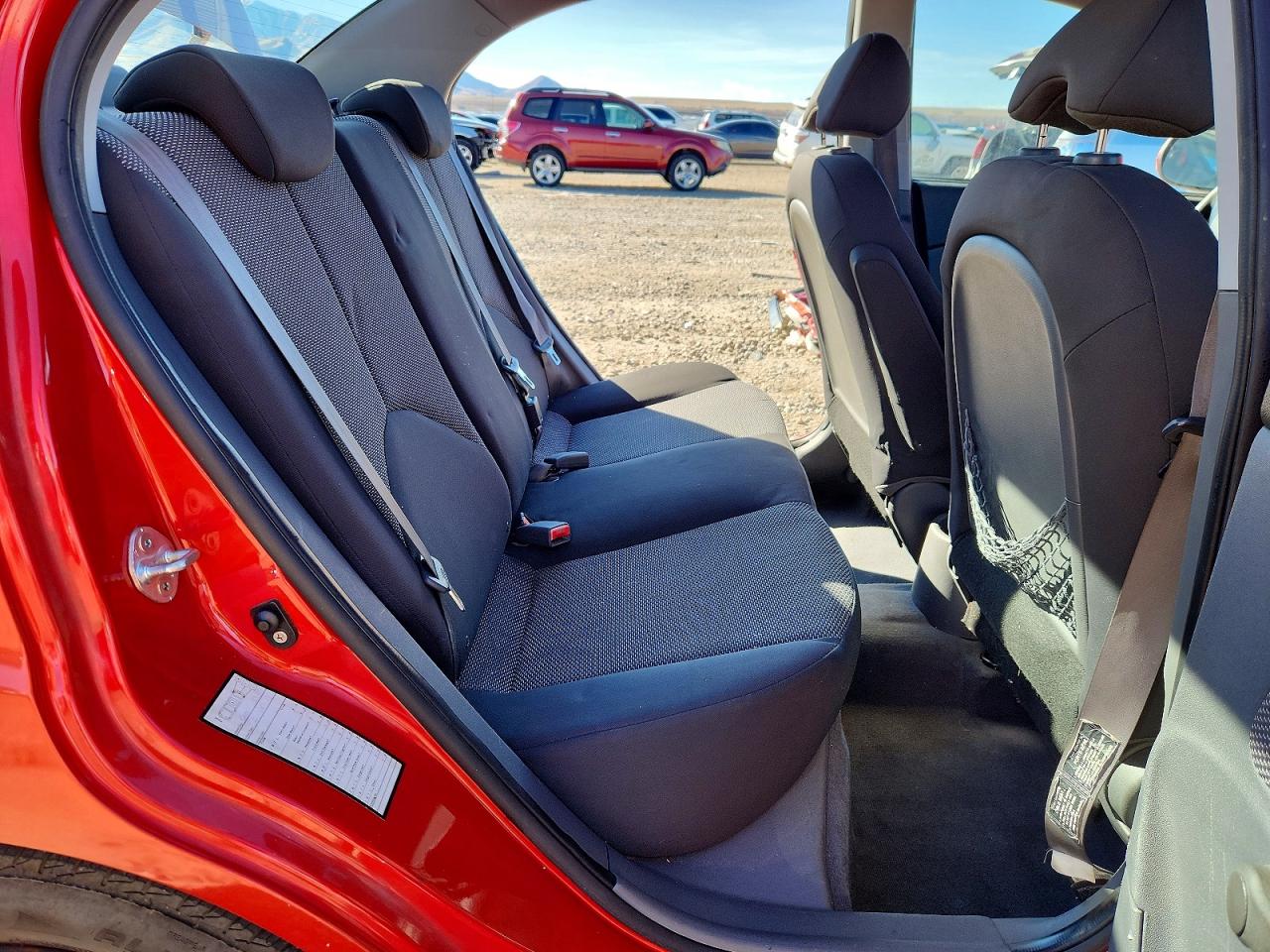 2011 Kia Rio Lx Orange vin: KNADH4A32B6864751