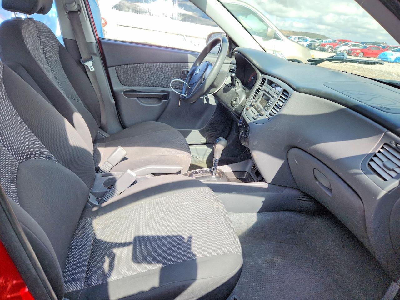 2011 Kia Rio Lx Orange vin: KNADH4A32B6864751