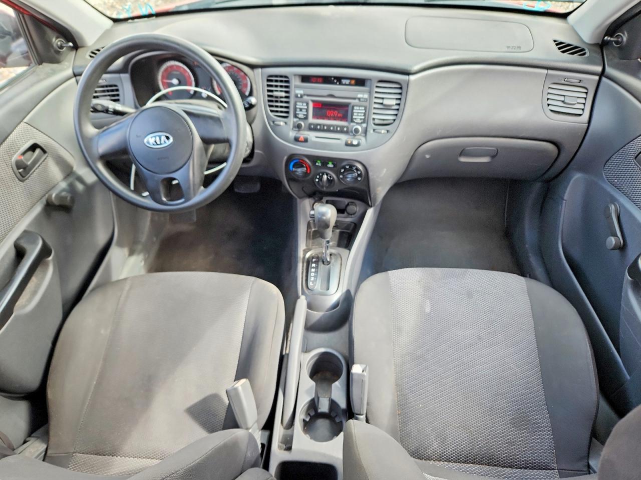 2011 Kia Rio Lx Orange vin: KNADH4A32B6864751