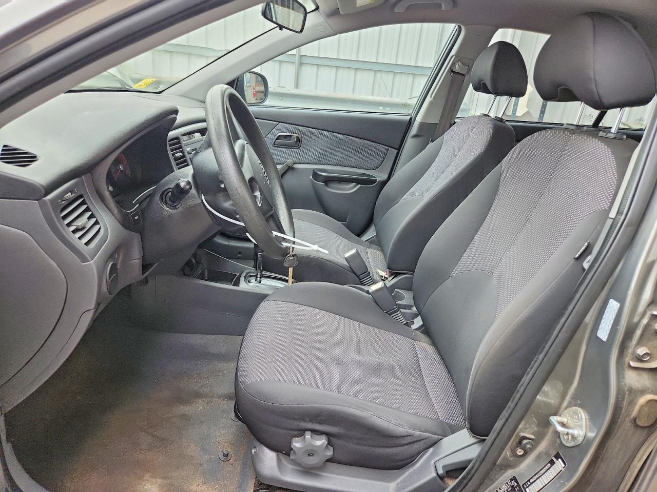 2011 Kia Rio Lx Gray vin: KNADH4A32B6950688