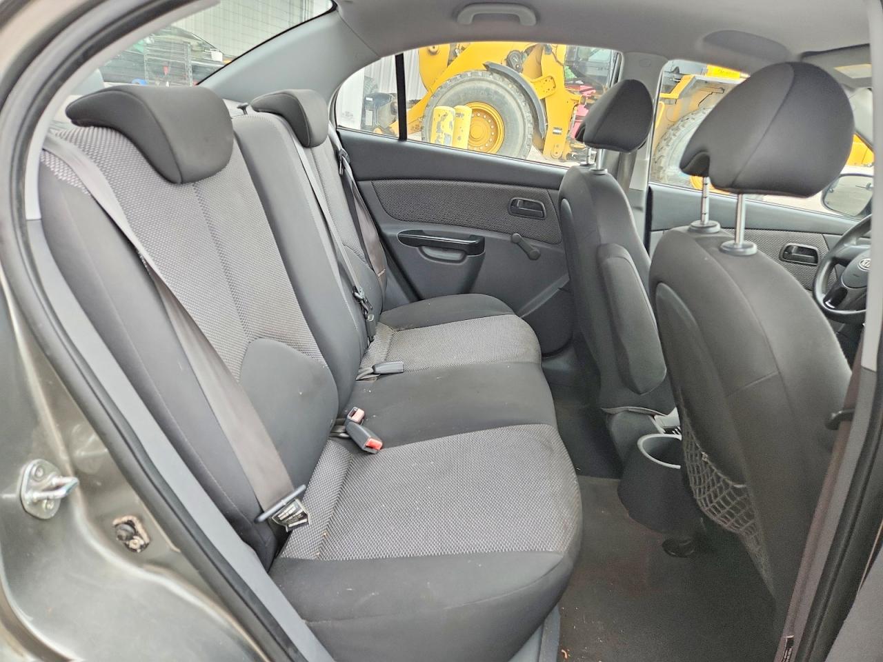 2011 Kia Rio Lx Gray vin: KNADH4A32B6950688