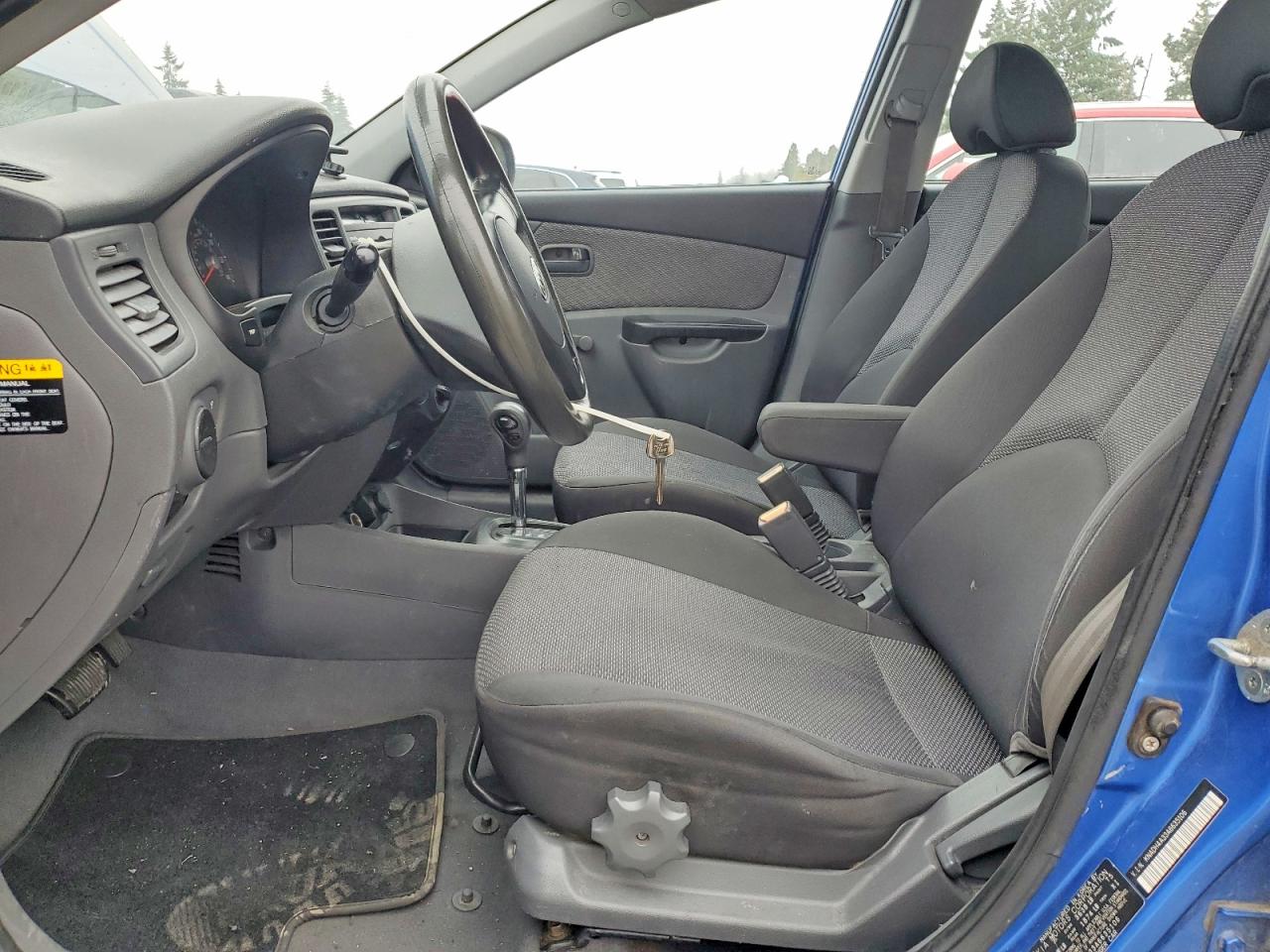 2010 Kia Rio Base Blue vin: KNADH4A33A6635106