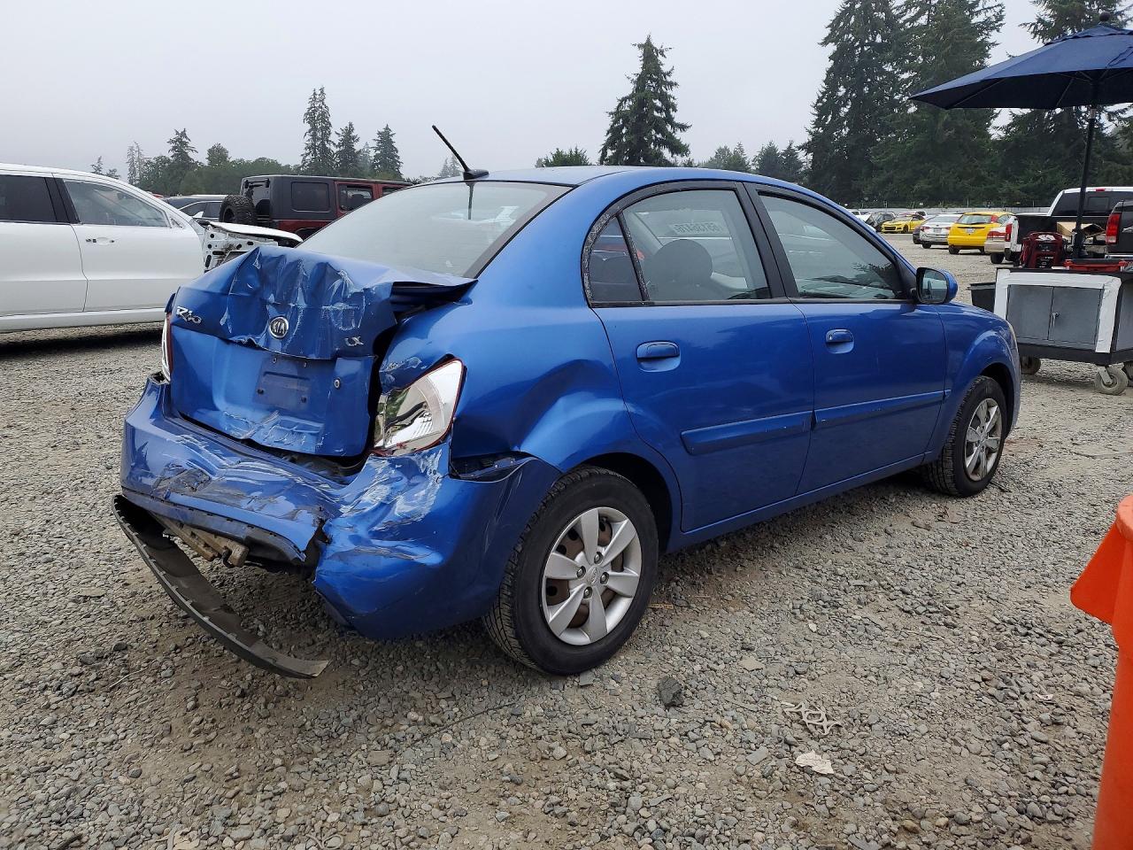 2010 Kia Rio Base Blue vin: KNADH4A33A6635106