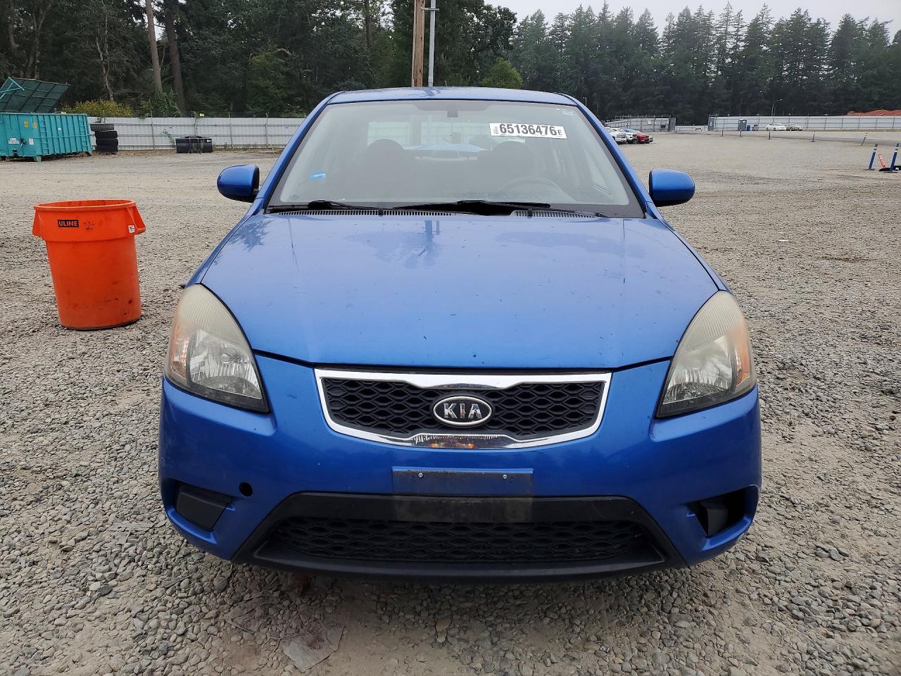 2010 Kia Rio Base Blue vin: KNADH4A33A6635106