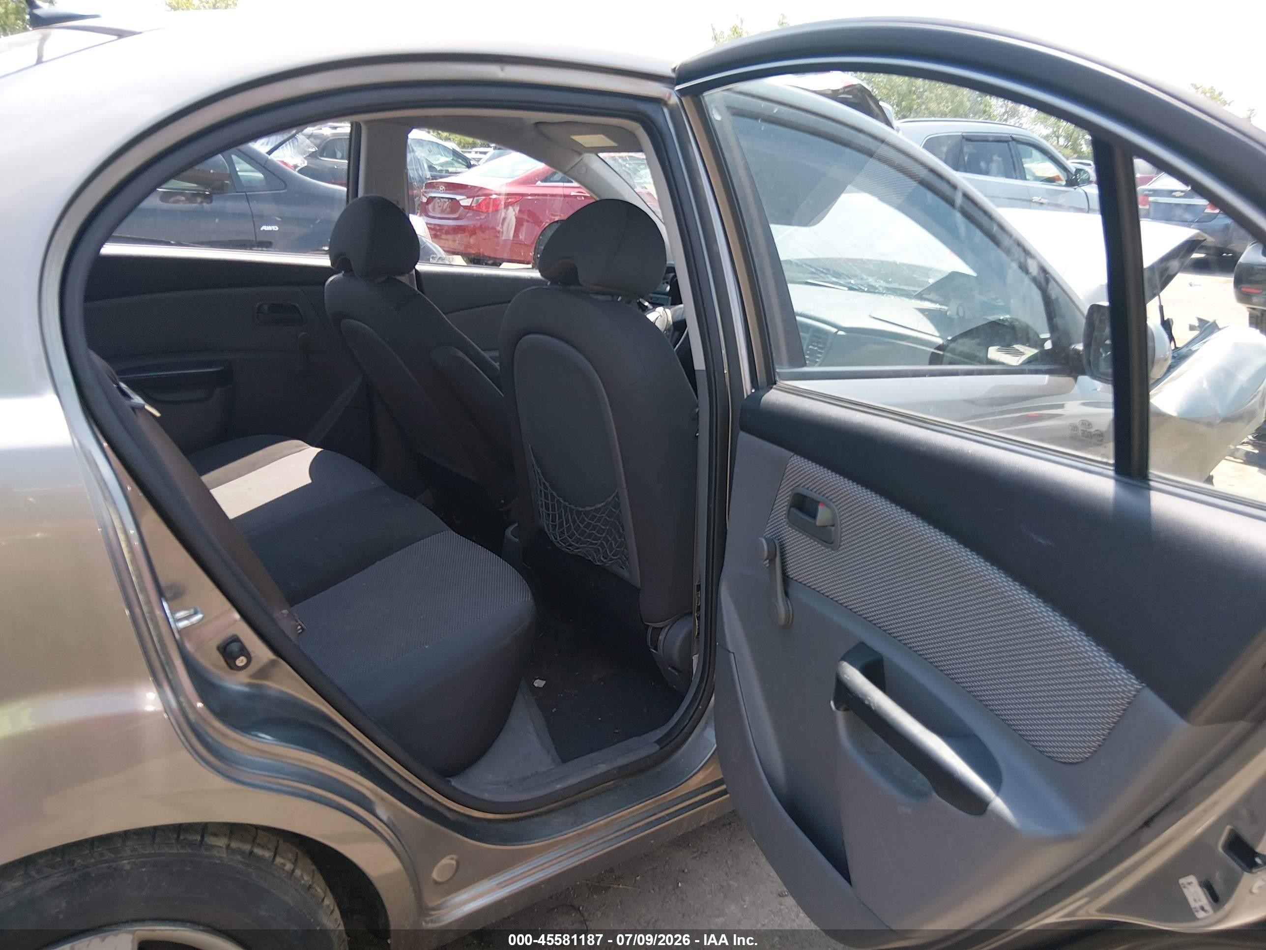 2010 Kia Rio Lx Серебряный vin: KNADH4A33A6635803