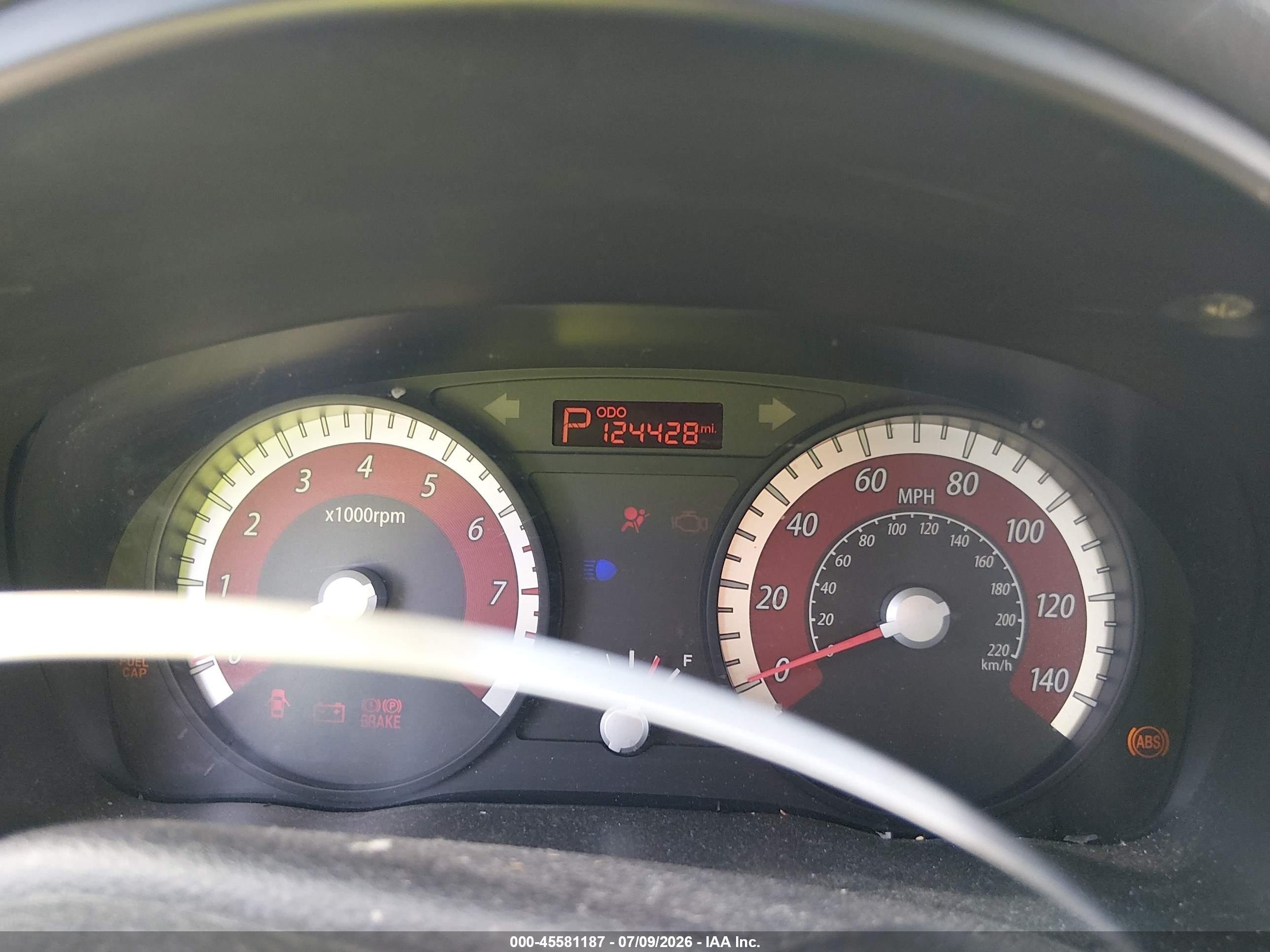 2010 Kia Rio Lx Серебряный vin: KNADH4A33A6635803
