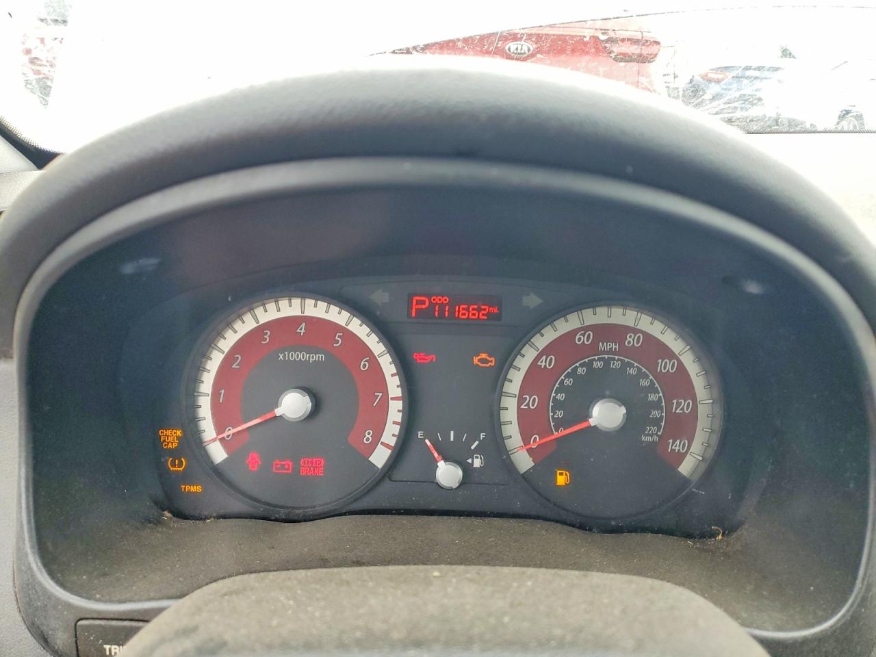 2010 Kia Rio Base Silver vin: KNADH4A33A6680109