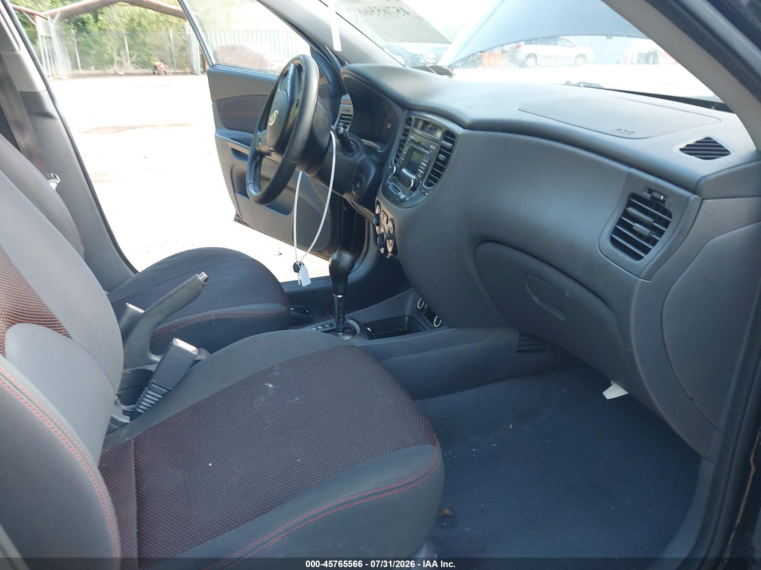 2011 Kia Rio Sx Black vin: KNADH4A33B6937769