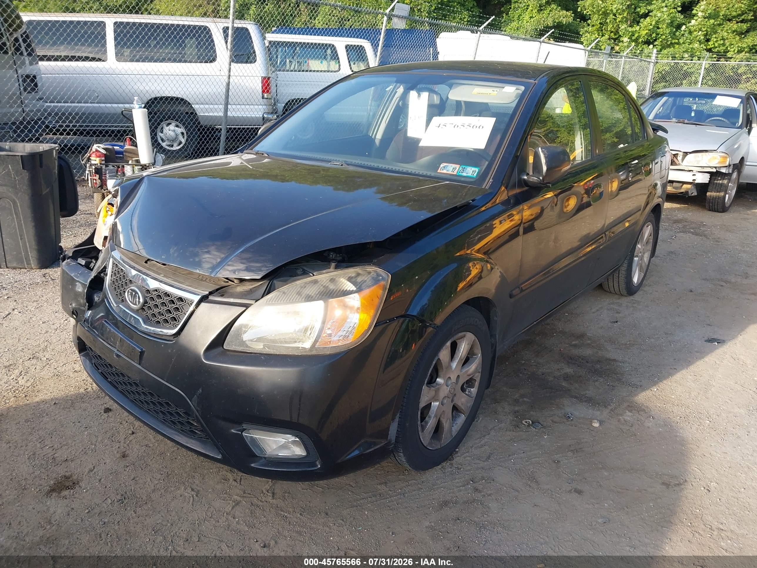 2011 Kia Rio Sx Black vin: KNADH4A33B6937769