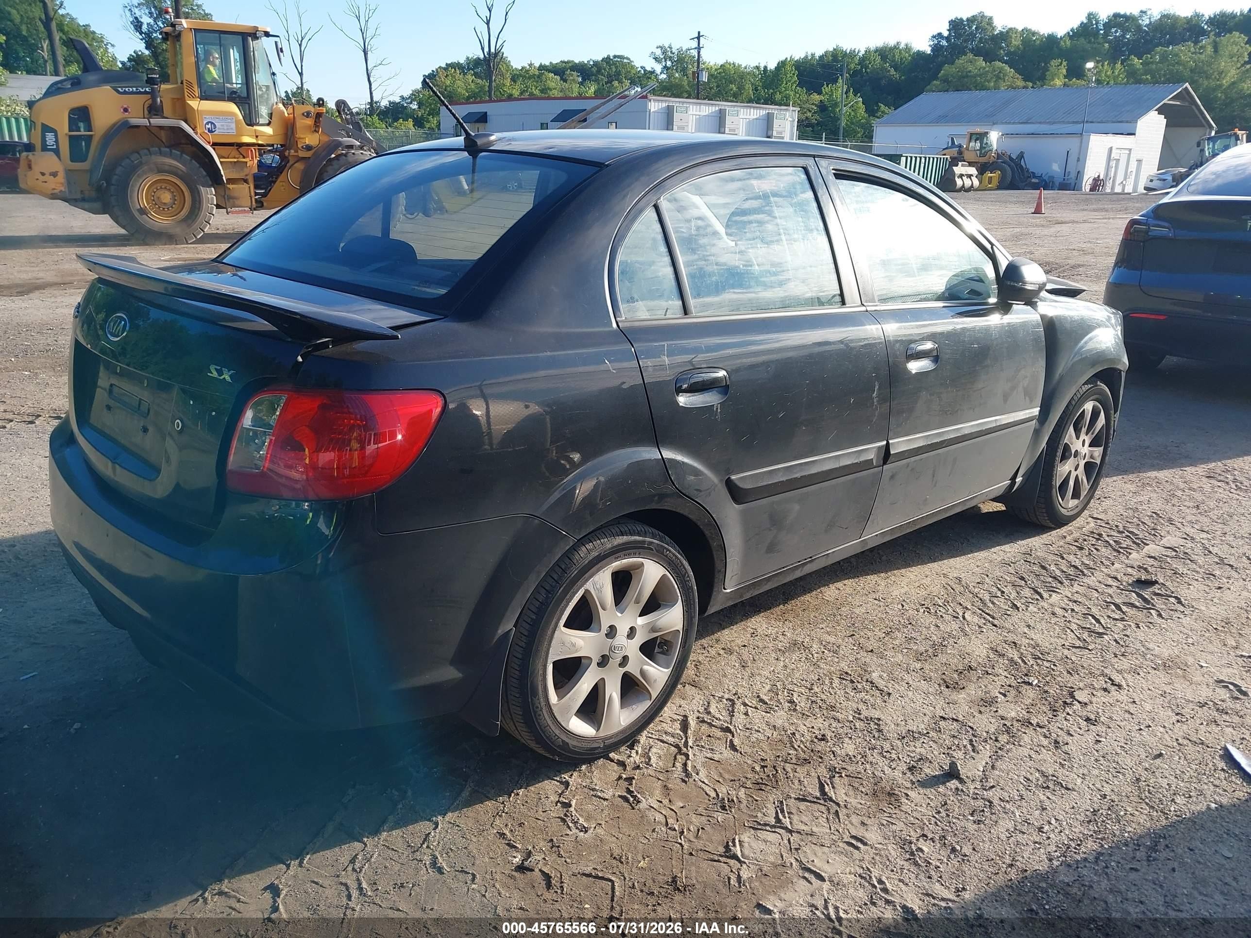 2011 Kia Rio Sx Black vin: KNADH4A33B6937769