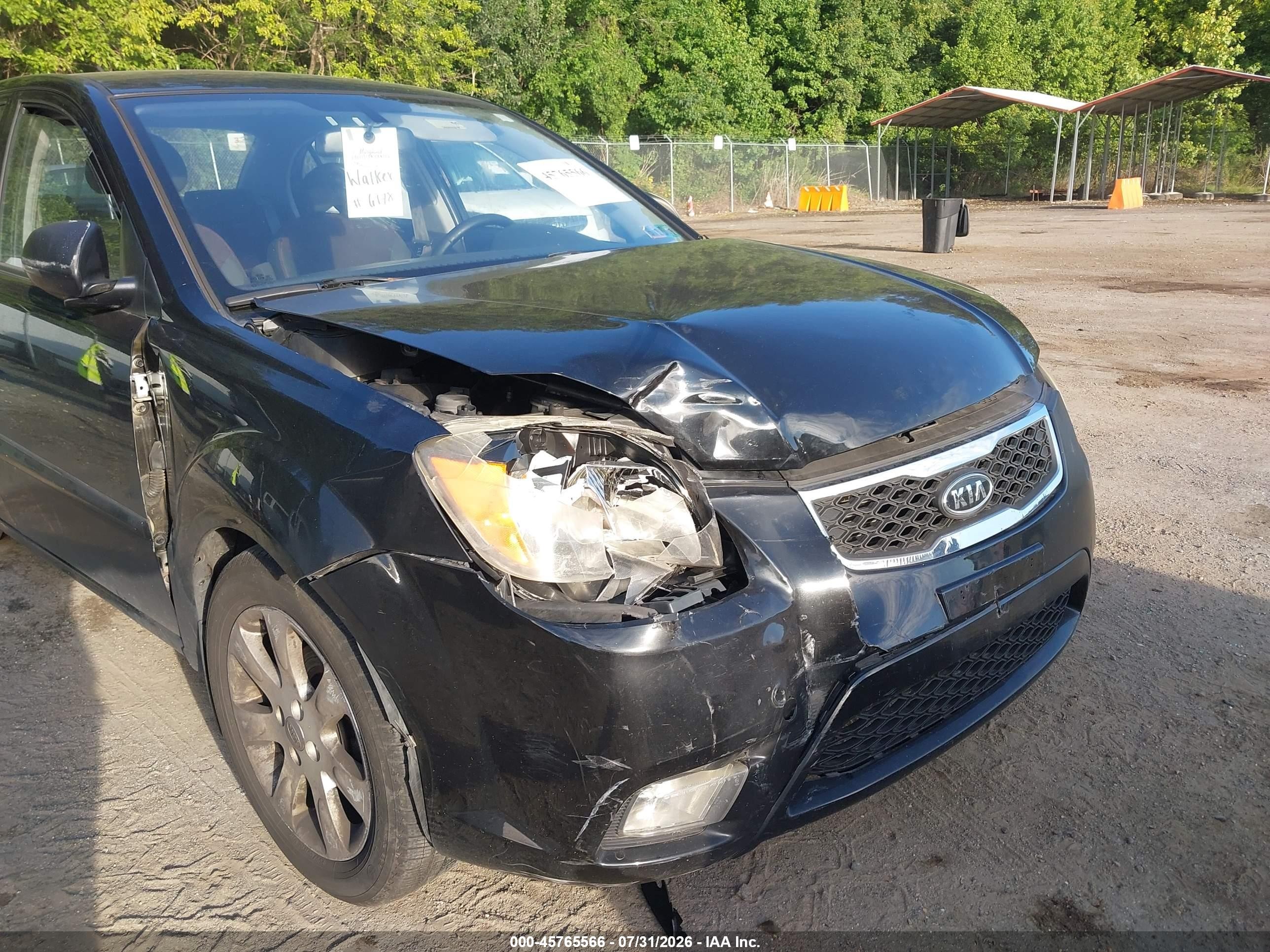 2011 Kia Rio Sx Black vin: KNADH4A33B6937769