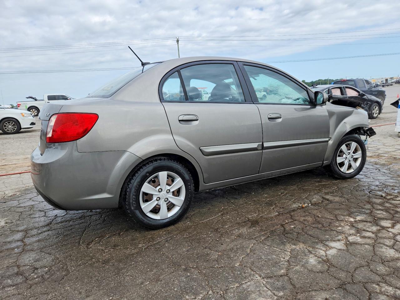 2011 Kia Rio Lx Gray vin: KNADH4A33B6944155
