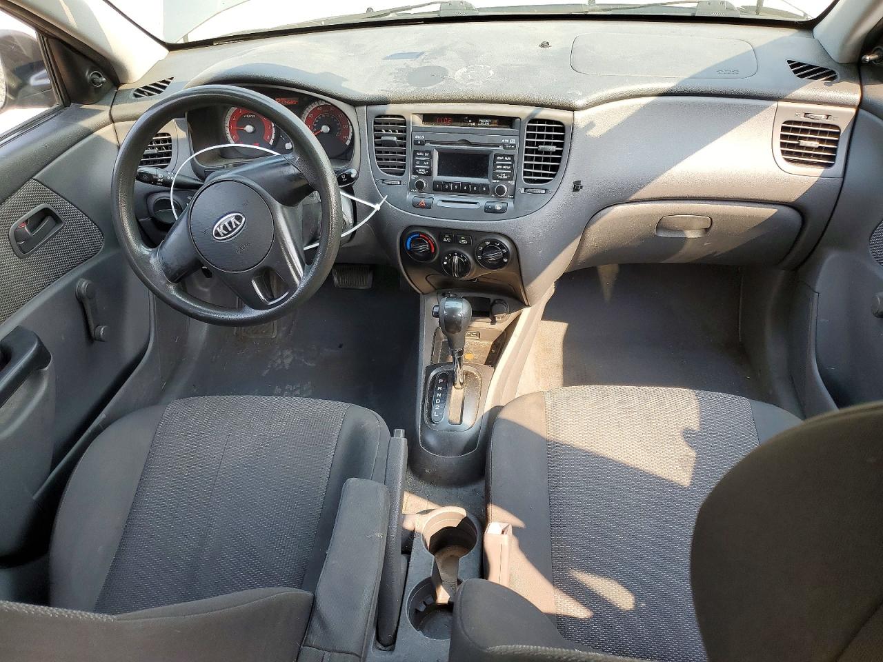 2011 Kia Rio Lx Silver vin: KNADH4A33B6955737