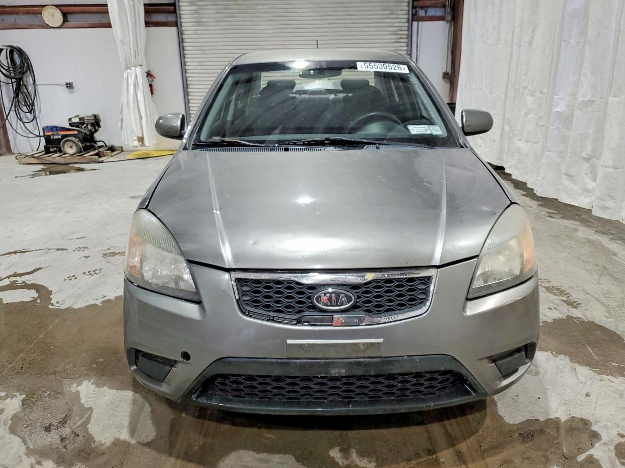 2010 Kia Lx 4 Door Gray vin: KNADH4A34A6651668