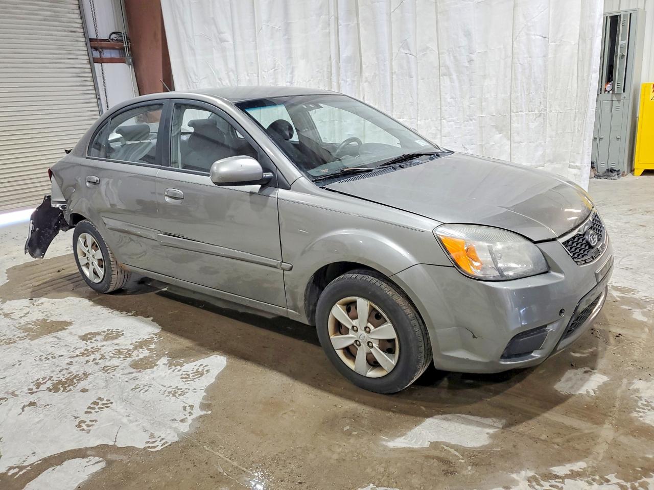 2010 Kia Lx 4 Door Gray vin: KNADH4A34A6651668
