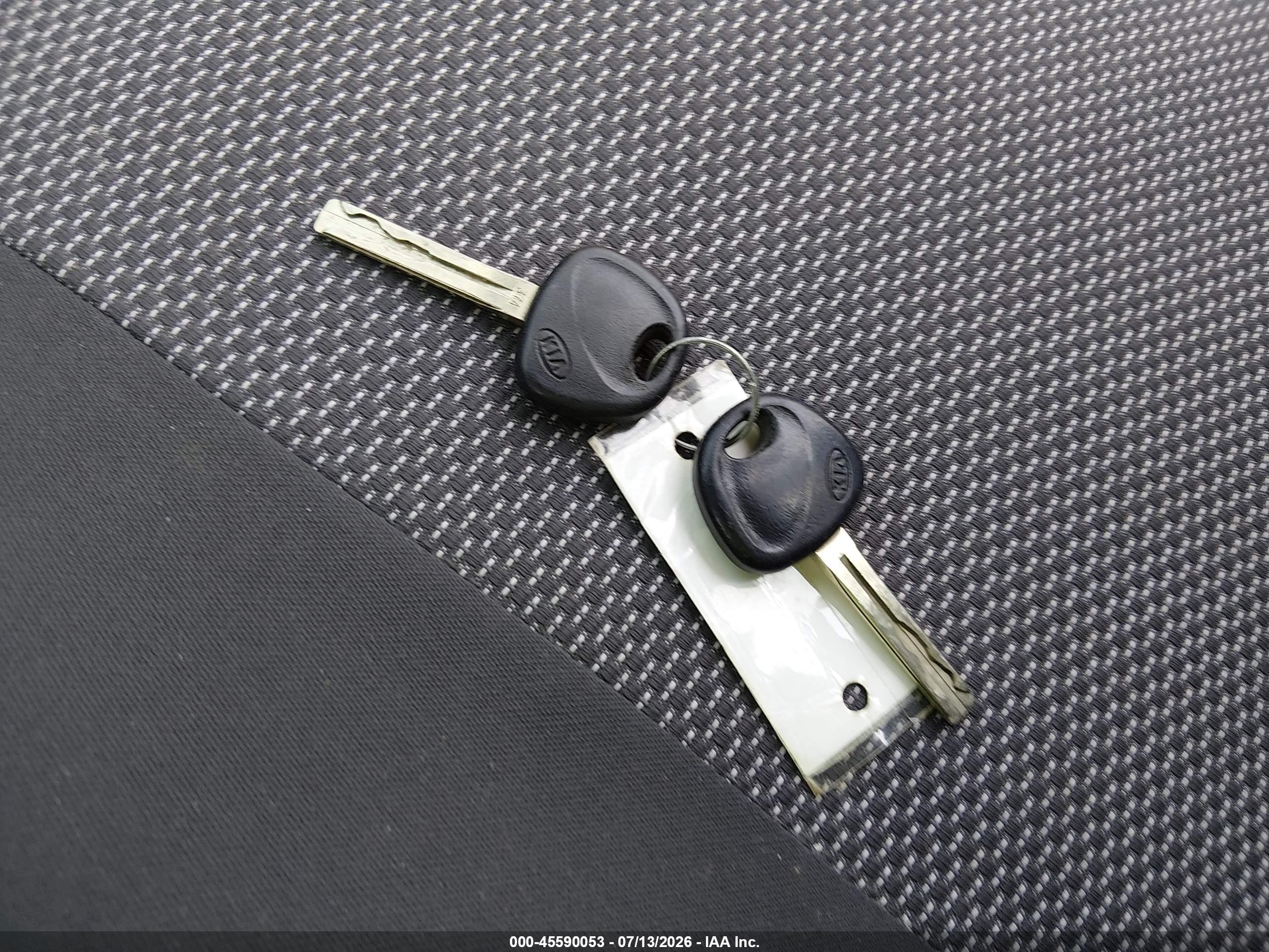 2010 Kia Rio Lx Black vin: KNADH4A34A6655672