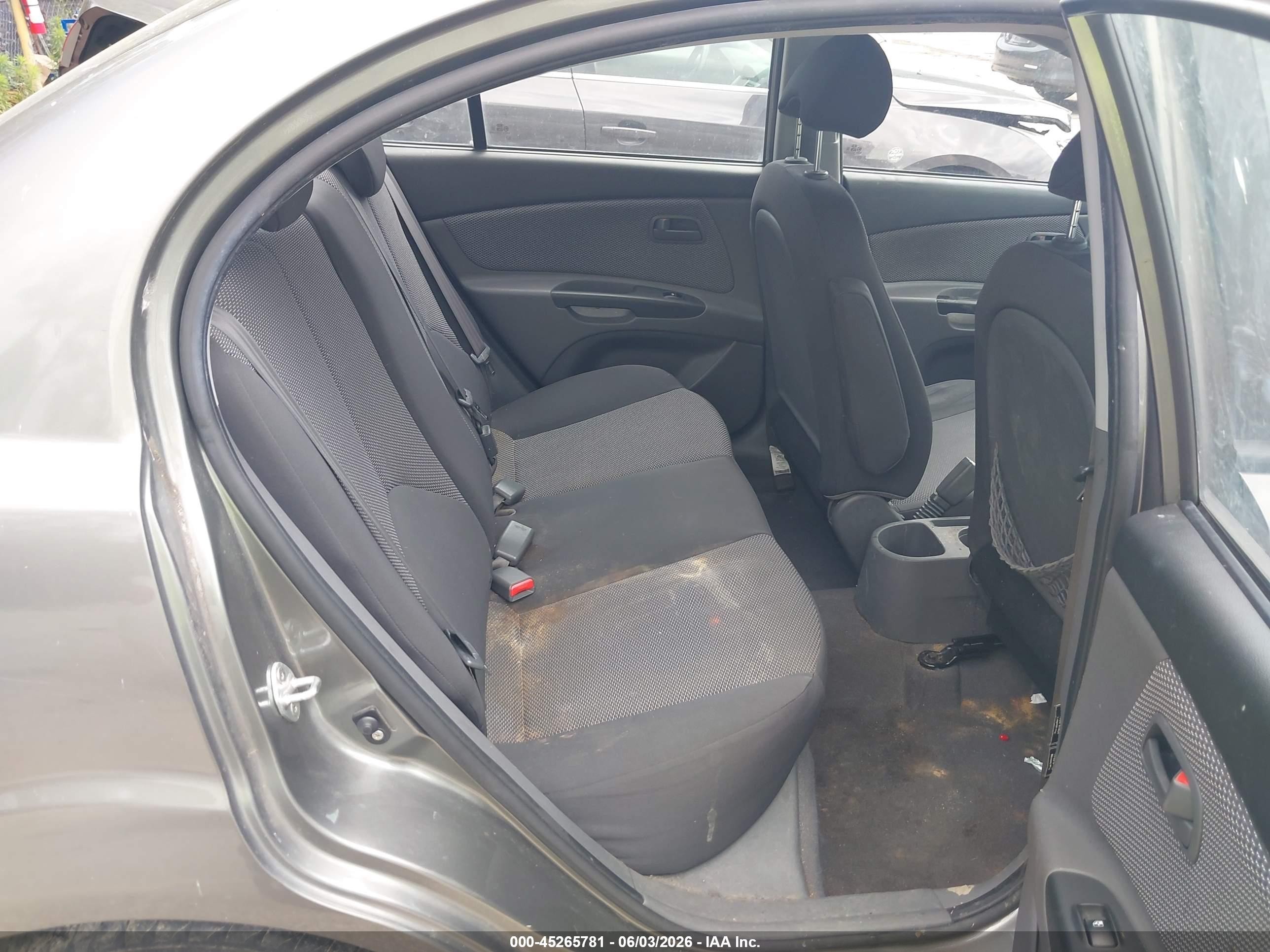 2011 Kia Rio Lx Серый vin: KNADH4A34B6868252