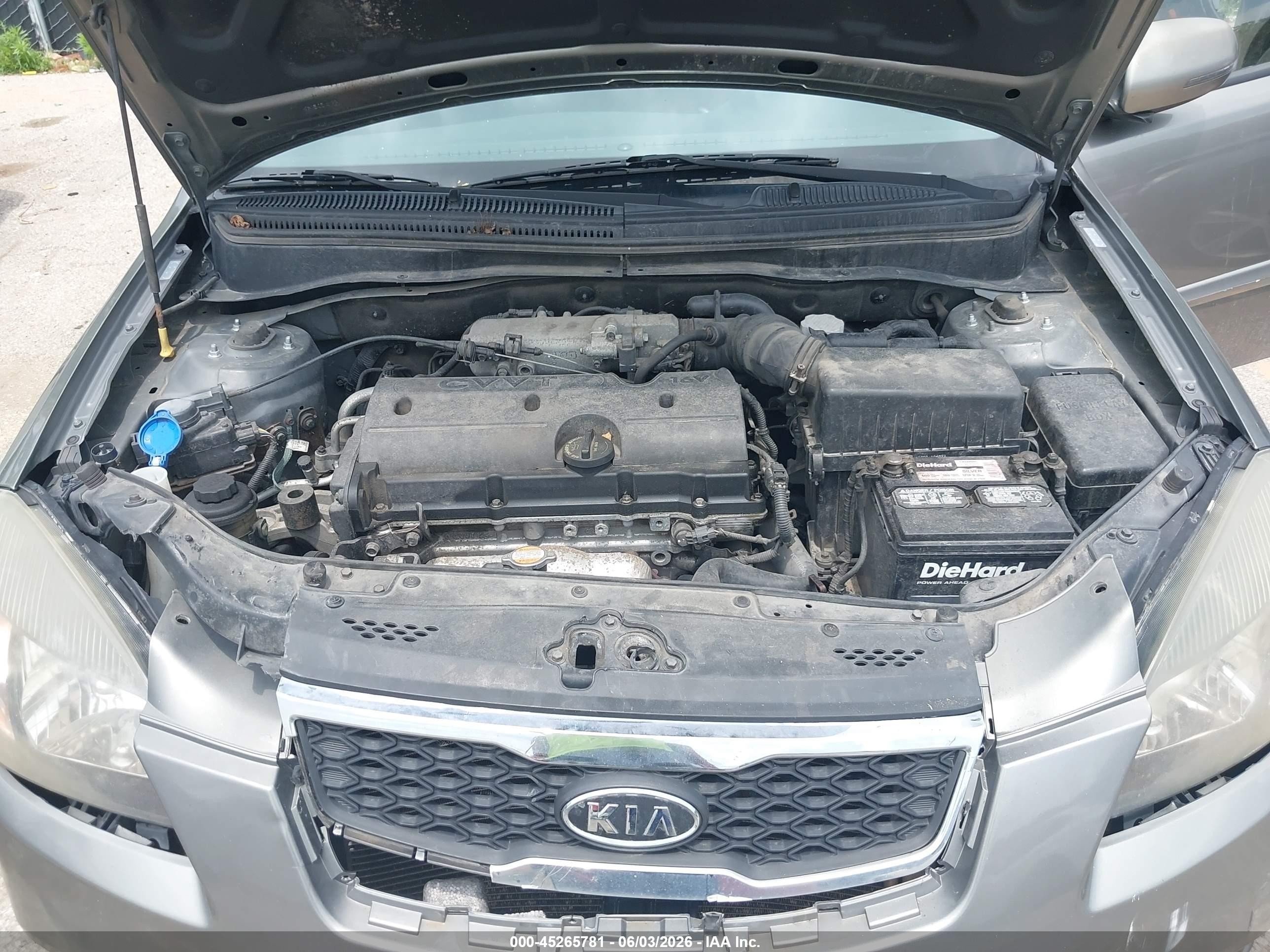 2011 Kia Rio Lx Серый vin: KNADH4A34B6868252