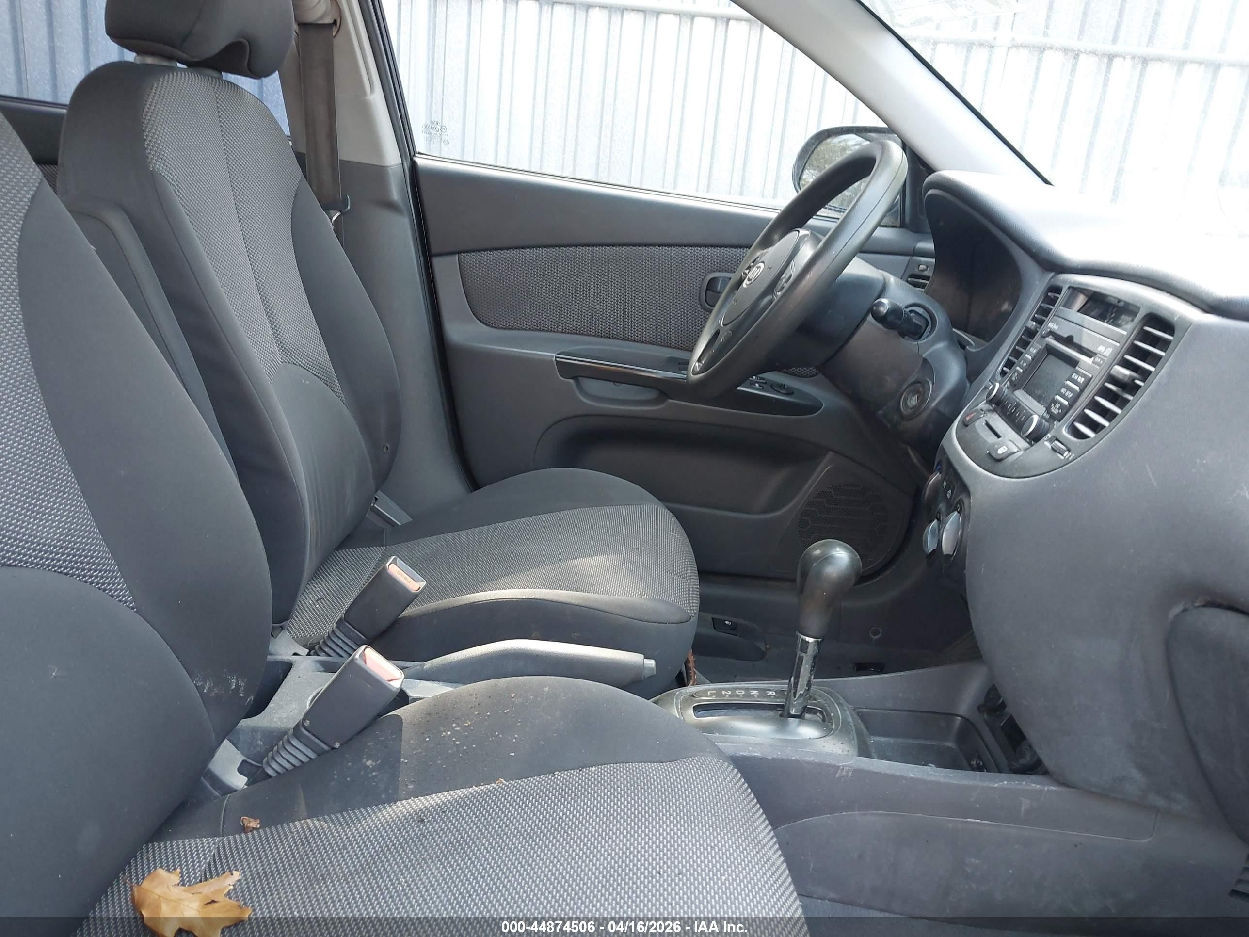 2011 Kia Rio Lx Black vin: KNADH4A34B6926683