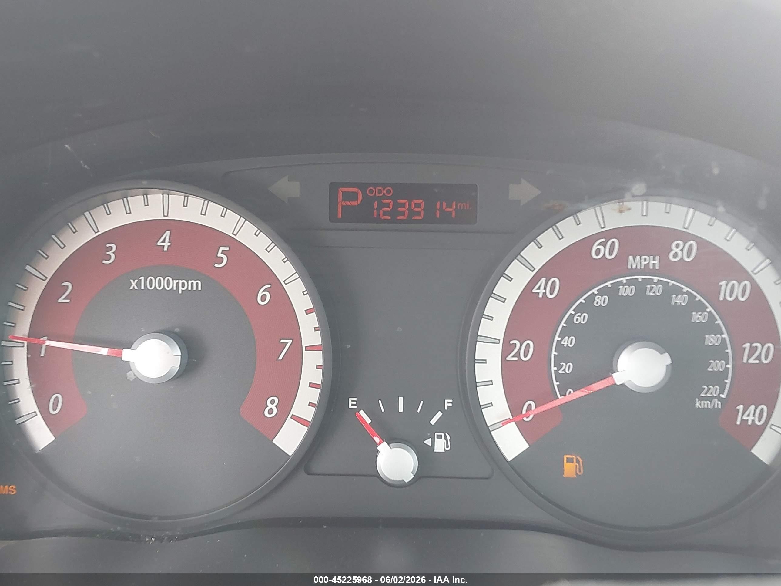 2011 Kia Rio Lx Red vin: KNADH4A35B6731336