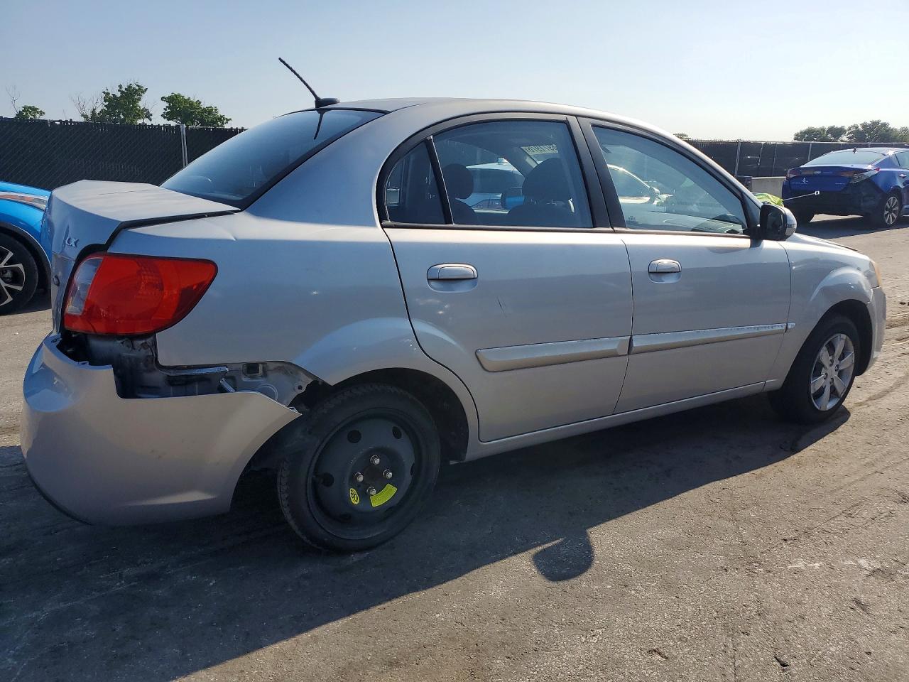 2011 Kia Rio Lx Silver vin: KNADH4A35B6868471