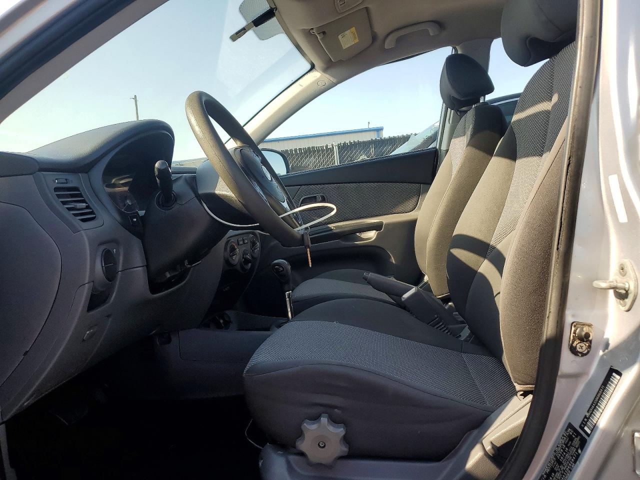 2011 Kia Rio Lx Silver vin: KNADH4A35B6868471