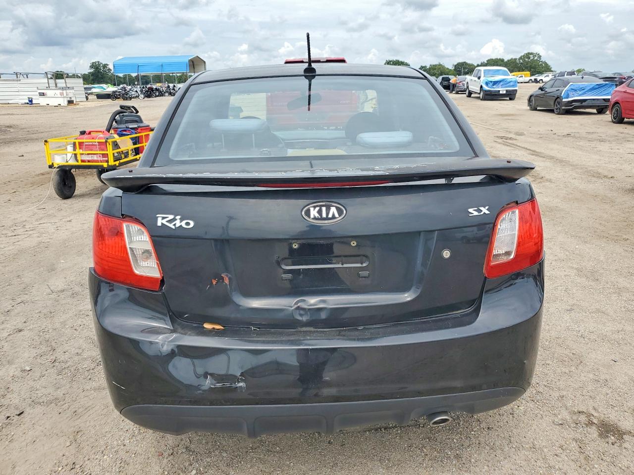 2011 Kia Rio Sx Black vin: KNADH4A35B6911982