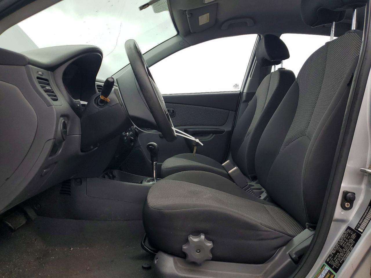 2011 Kia Rio Lx Silver vin: KNADH4A35B6949373
