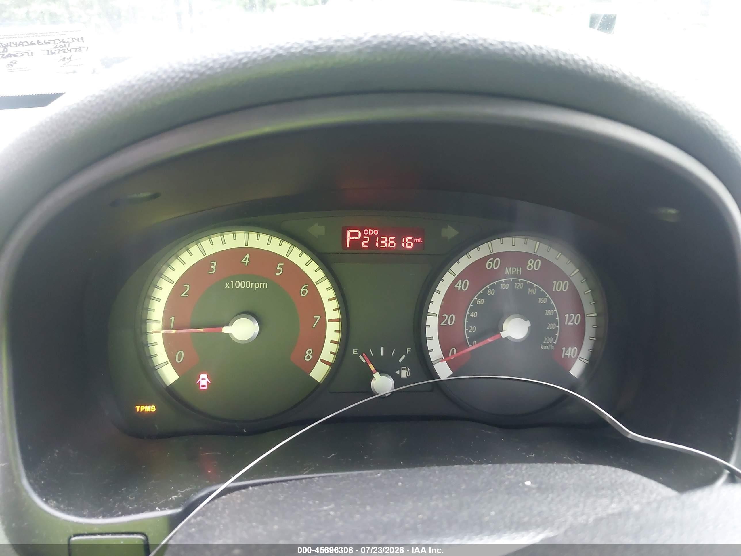 2011 Kia Rio Lx Красный vin: KNADH4A36B6736349