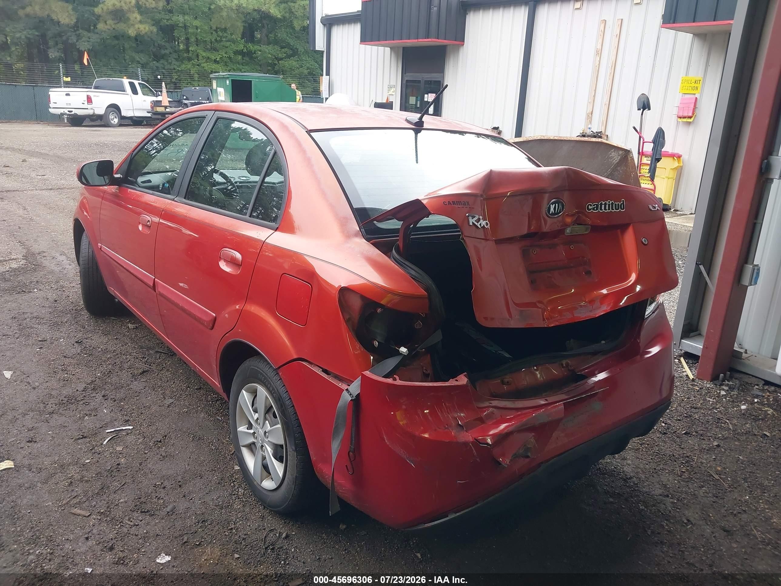 2011 Kia Rio Lx Красный vin: KNADH4A36B6736349