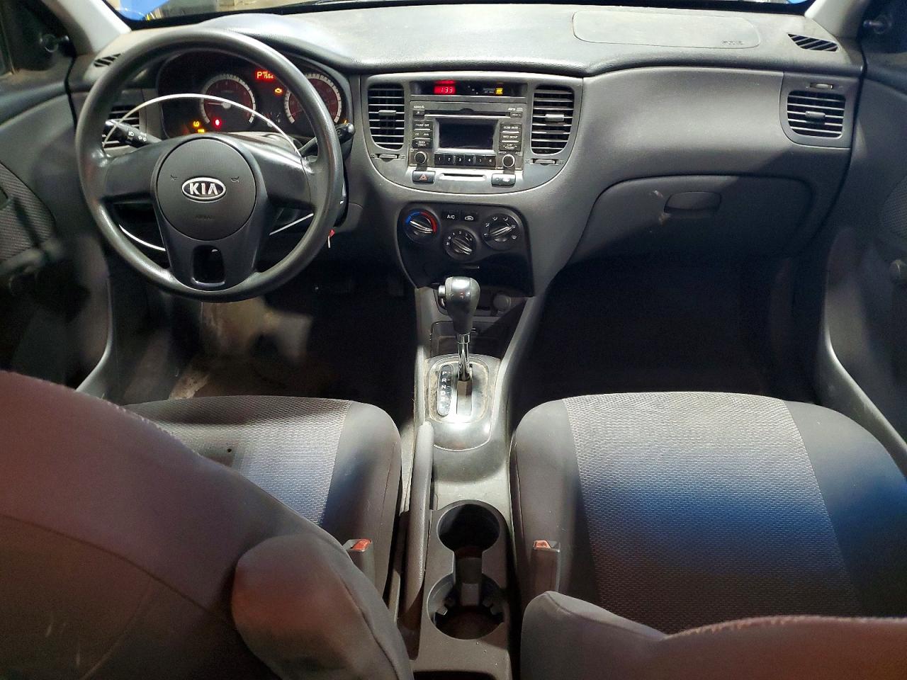2010 Kia Rio Base Blue vin: KNADH4A37A6610628