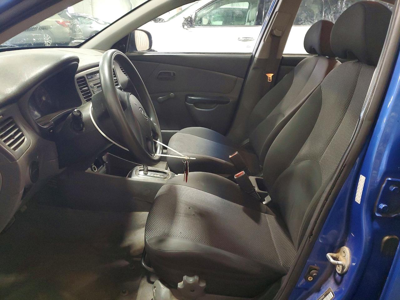 2010 Kia Rio Base Blue vin: KNADH4A37A6610628