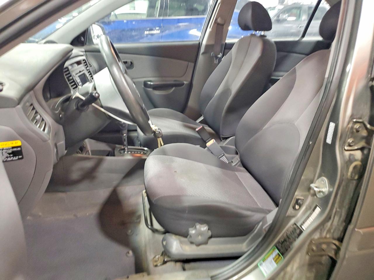 2010 Kia Rio Lx/sx Silver vin: KNADH4A37A6627820
