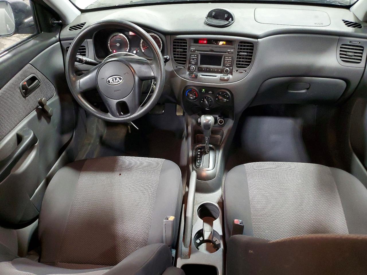 2010 Kia Rio Lx/sx Silver vin: KNADH4A37A6627820