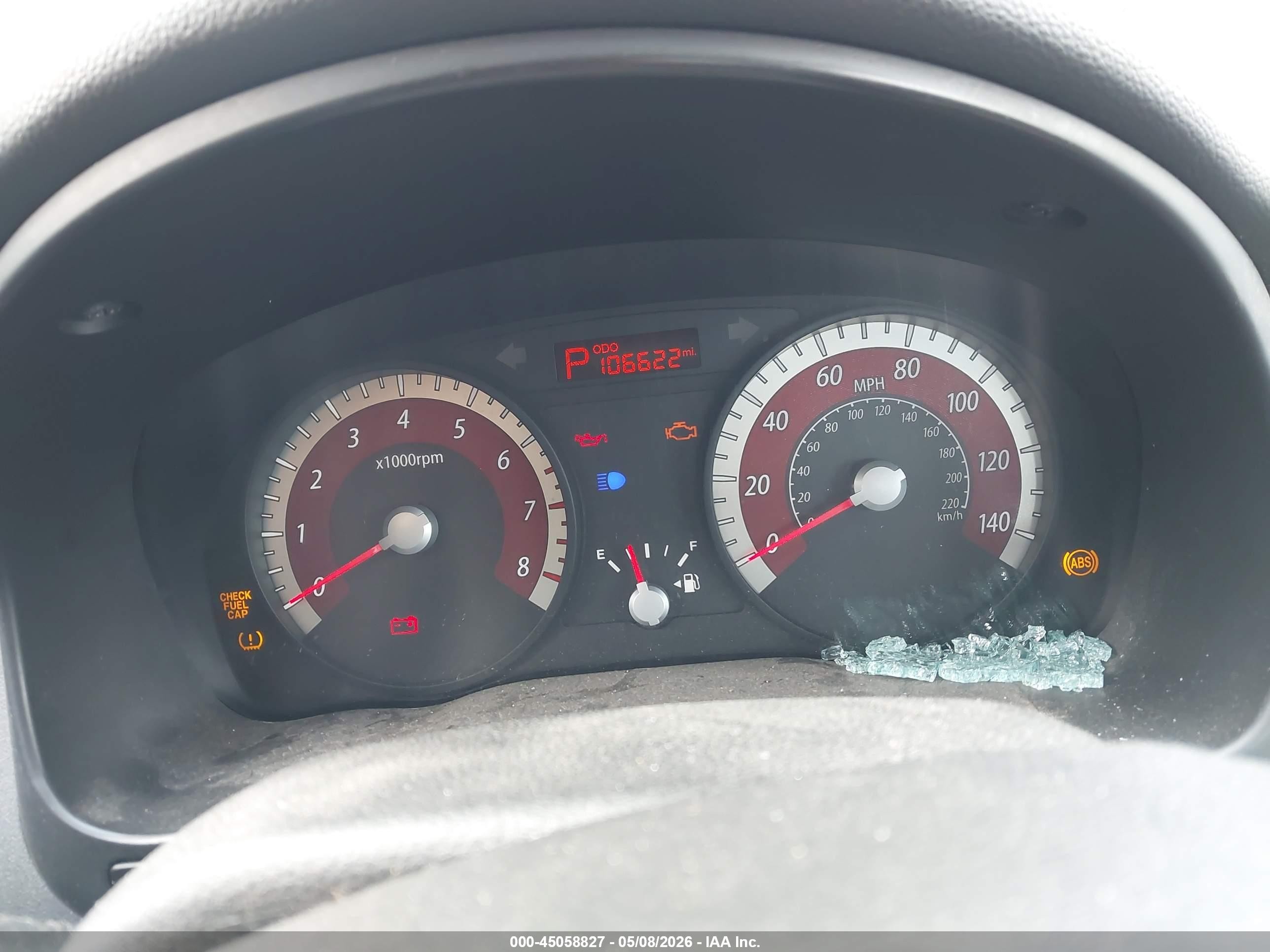 2011 Kia Rio Lx Silver vin: KNADH4A37B6921297