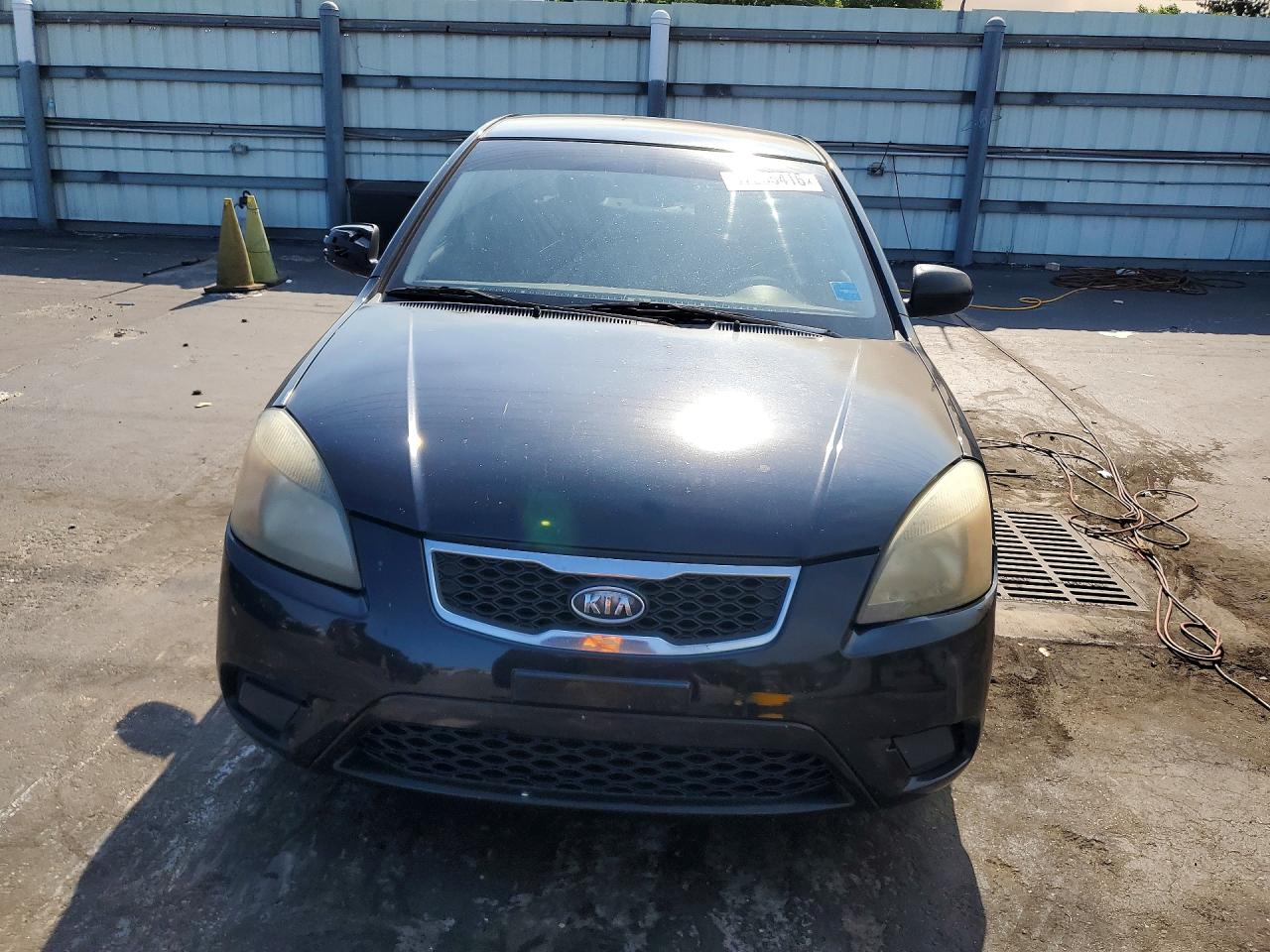 2010 Kia Rio Base Black vin: KNADH4A38A6635781