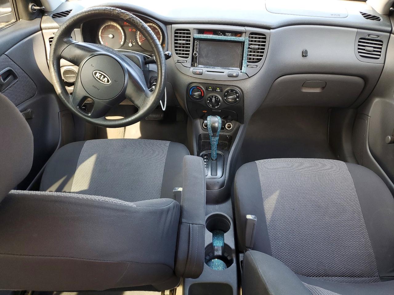 2010 Kia Rio Base Black vin: KNADH4A38A6635781