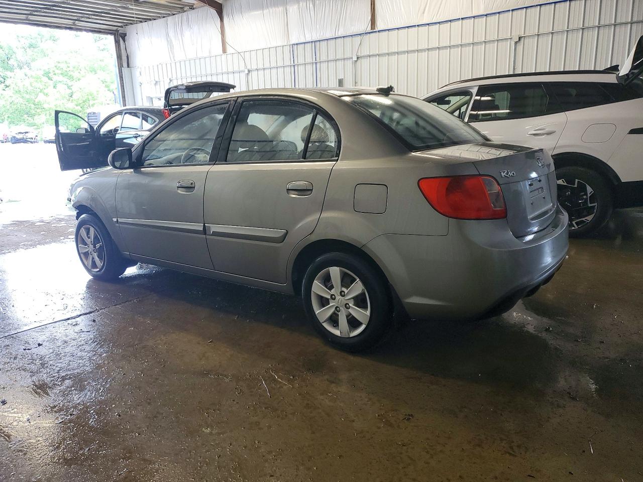 2011 Kia Rio Lx Gray vin: KNADH4A38B6912561
