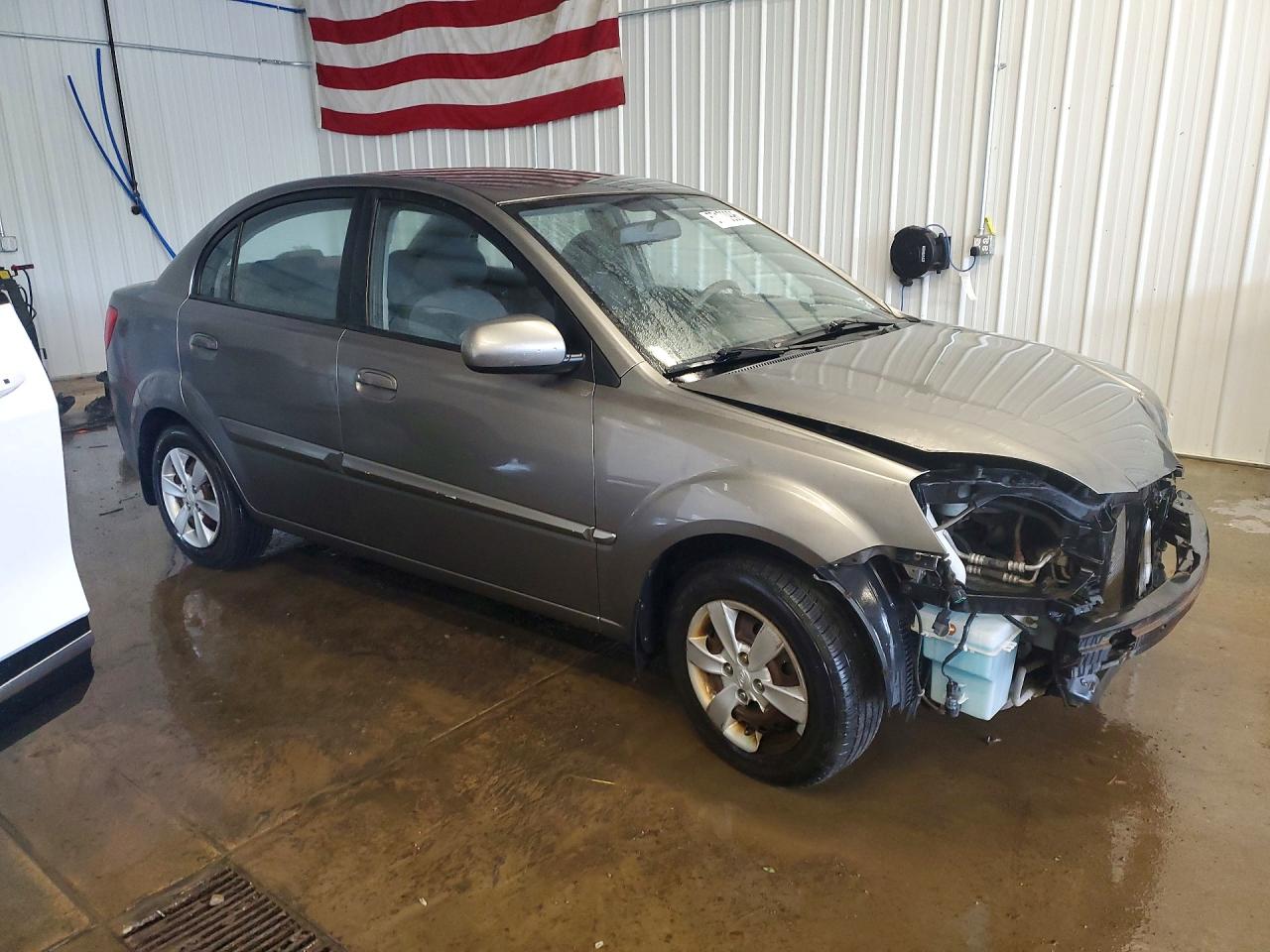2011 Kia Rio Lx Gray vin: KNADH4A38B6912561