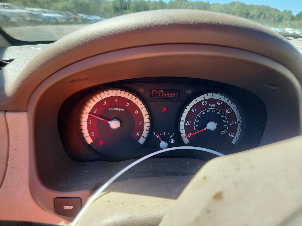 2010 Kia Rio Base Gold vin: KNADH4A39A6624109
