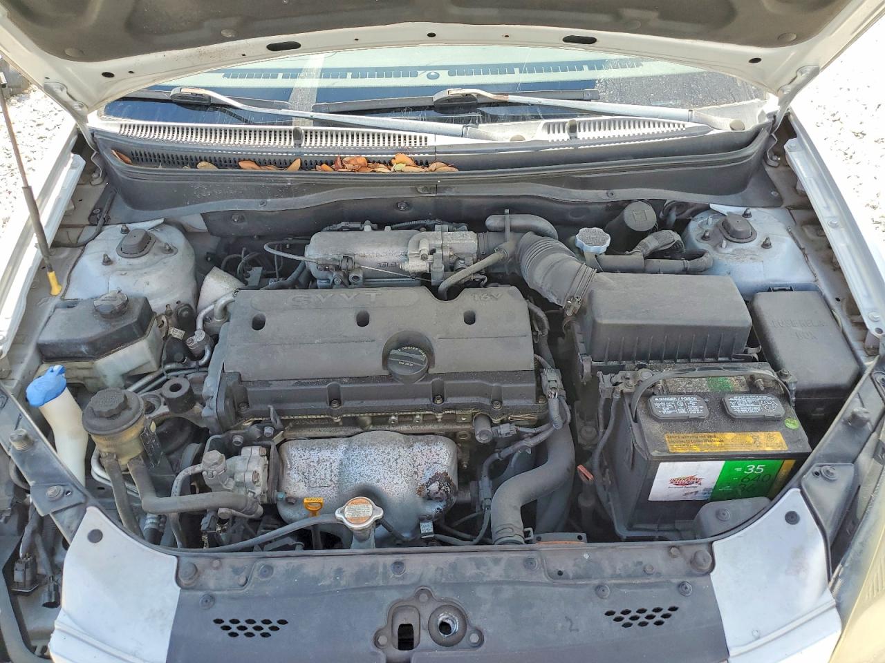 2010 Kia Rio Base Silver vin: KNADH4A39A6629665