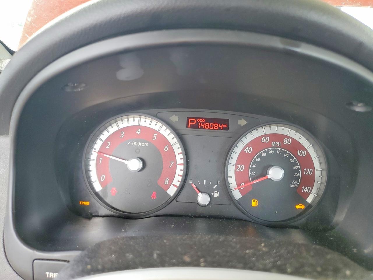 2010 Kia Rio Base Red vin: KNADH4A39A6640309